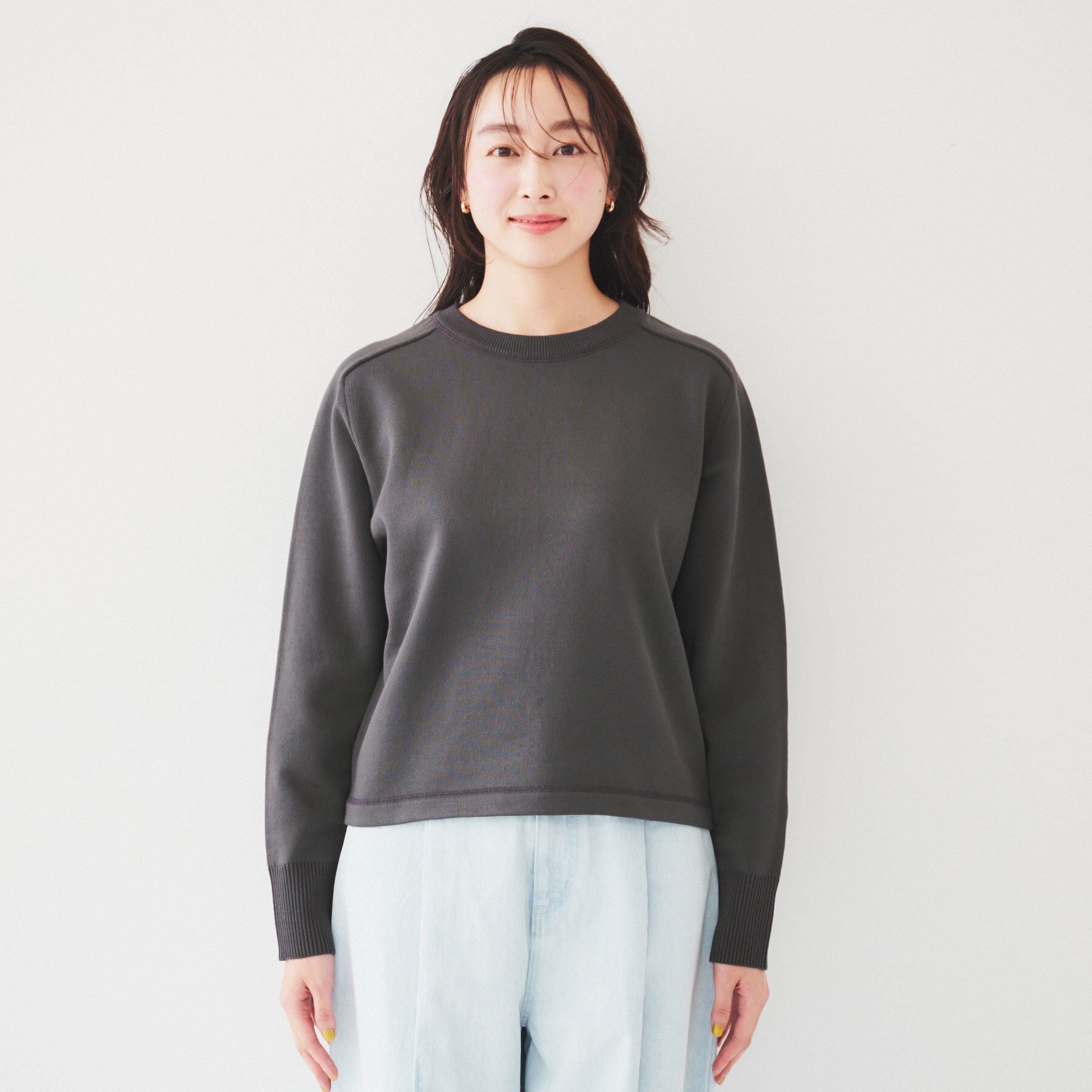 UNTITLED「【オンオフ使える】ドルマンスリーブニット」|ニット・セーター|