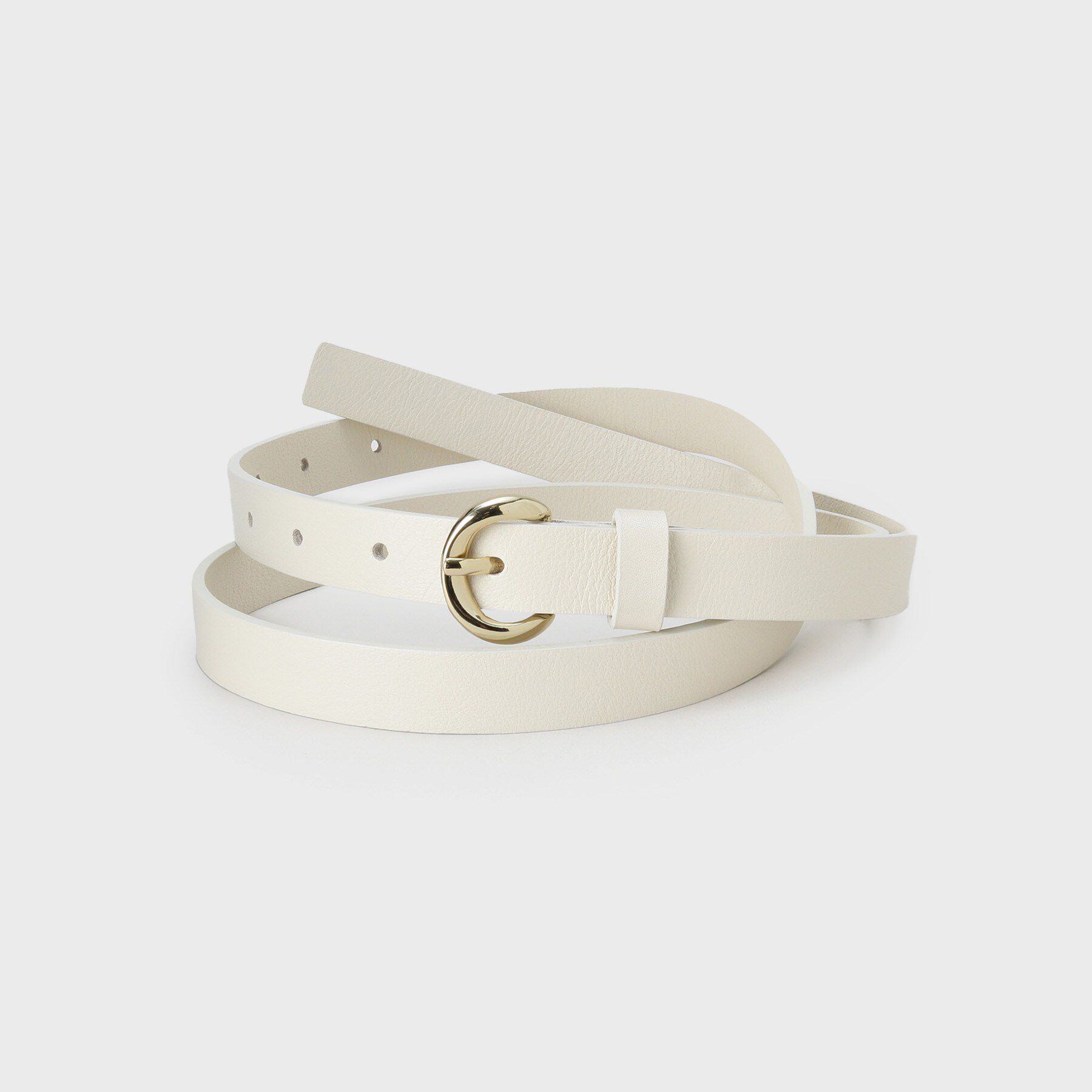 UNTITLED「【古畑星夏さん着用/本革 旬トレンド】ナローベルト」|ベルト|