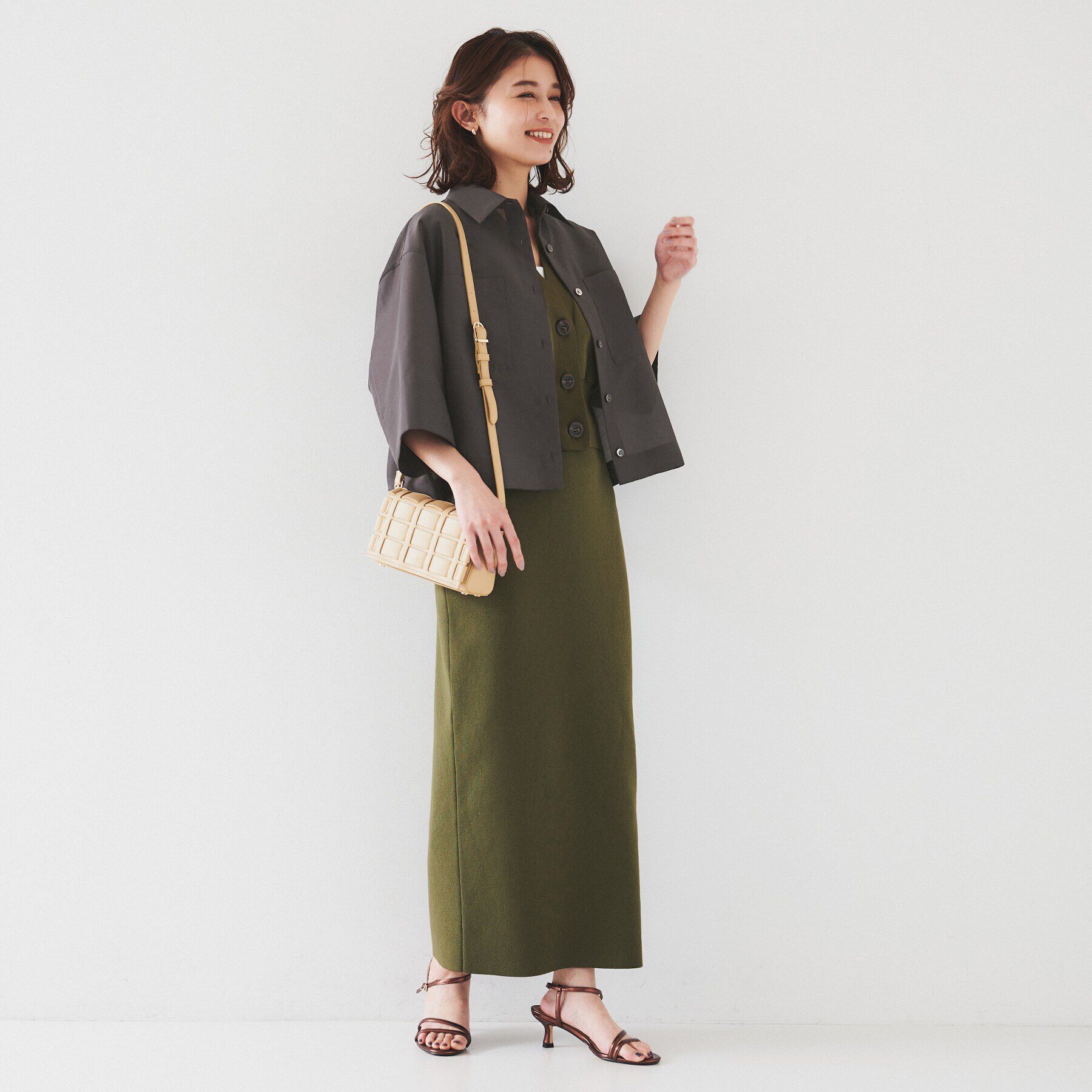 UNTITLED「【セットアップ可能】オーガンジーボクシーシャツ」|シャツ・ブラウス|