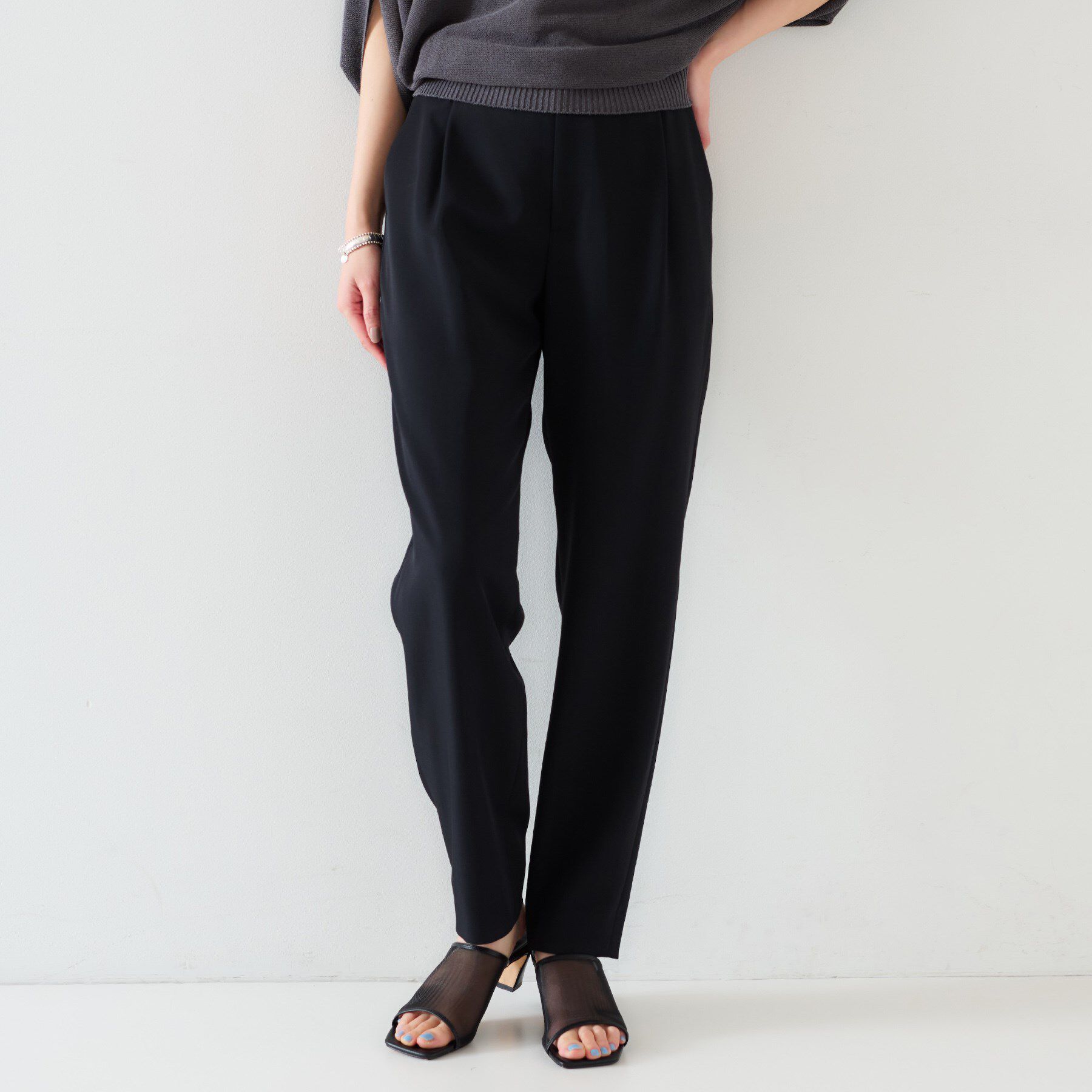 UNTITLED「【オンオフ/ストレッチ】ツイルテーパードパンツ」|その他|