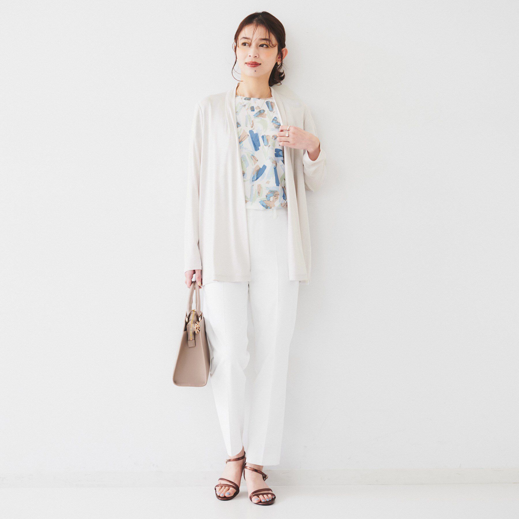 UNTITLED「【接触冷感/UV機能/遮熱】ジャージカーディガン」|カーディガン|