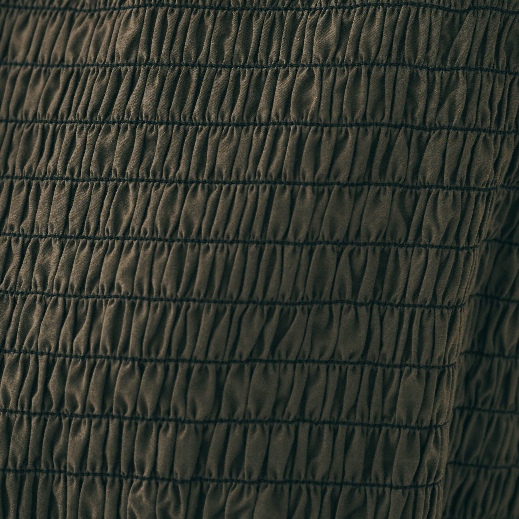 UNTITLED「【コットン100/夏ワンピ/ナロー】シャーリングワンピース」|ワンピース|