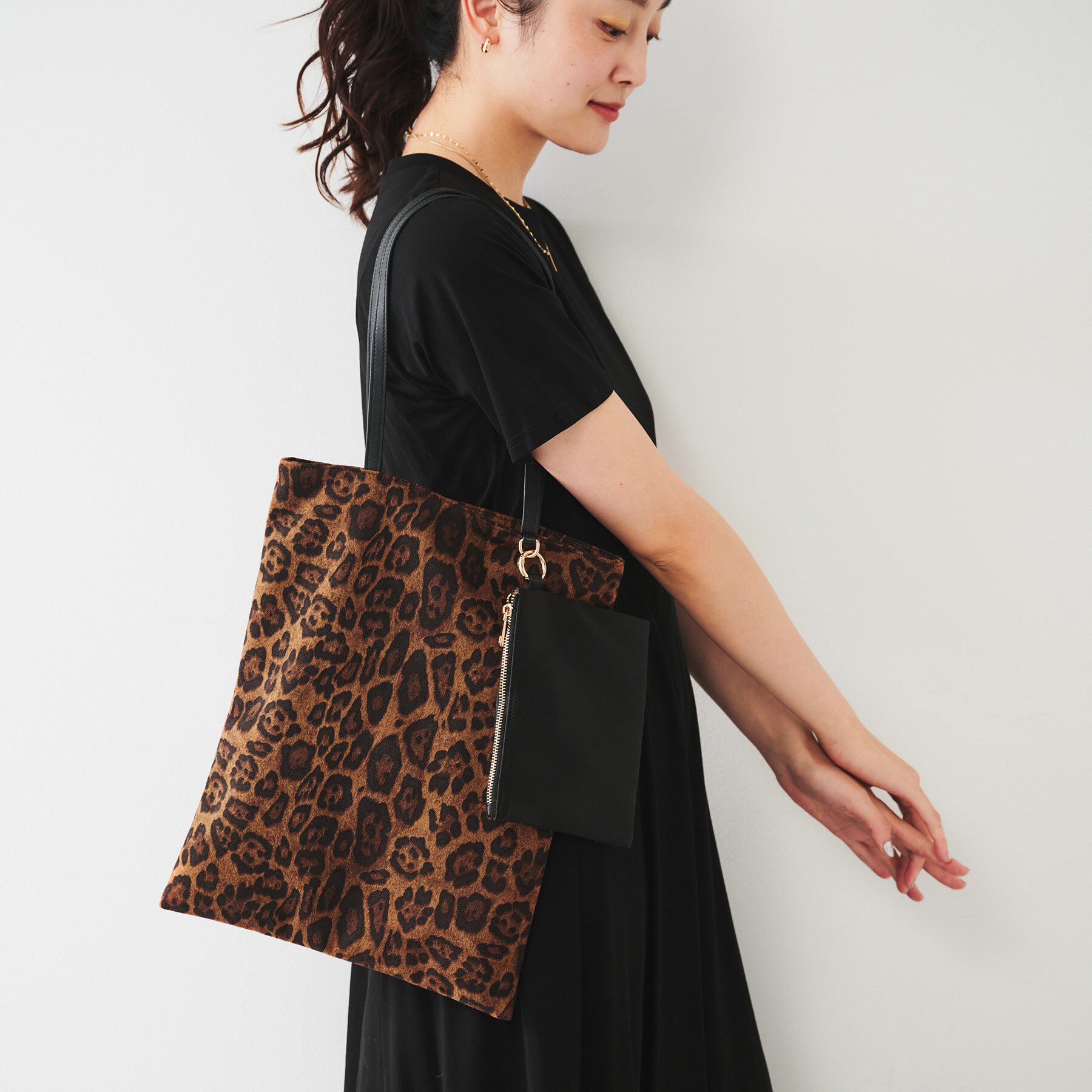 UNTITLED「【選べる3柄】フラットトートバッグ」|トートバッグ|