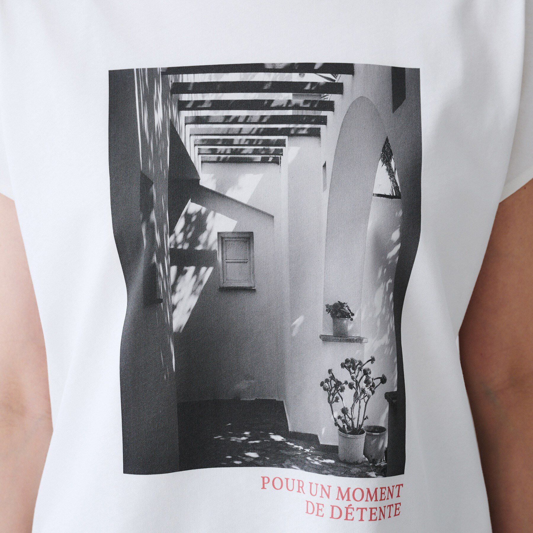 UNTITLED「【コットン100/プリントロゴ】フォトTシャツ」|Tシャツ・カットソー|