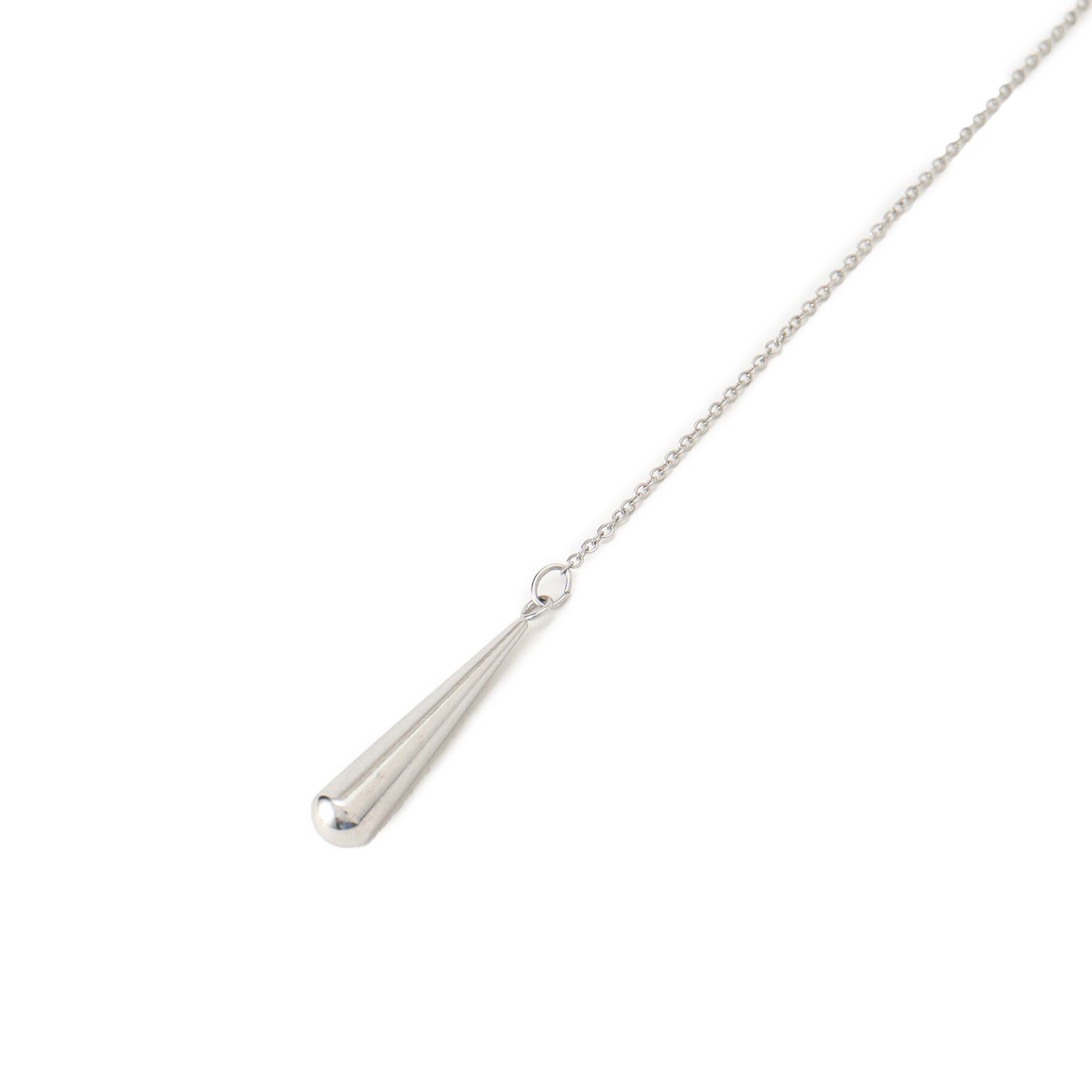 UNTITLED「【ステンレス】Y字ドロップネックレス」|ネックレス|