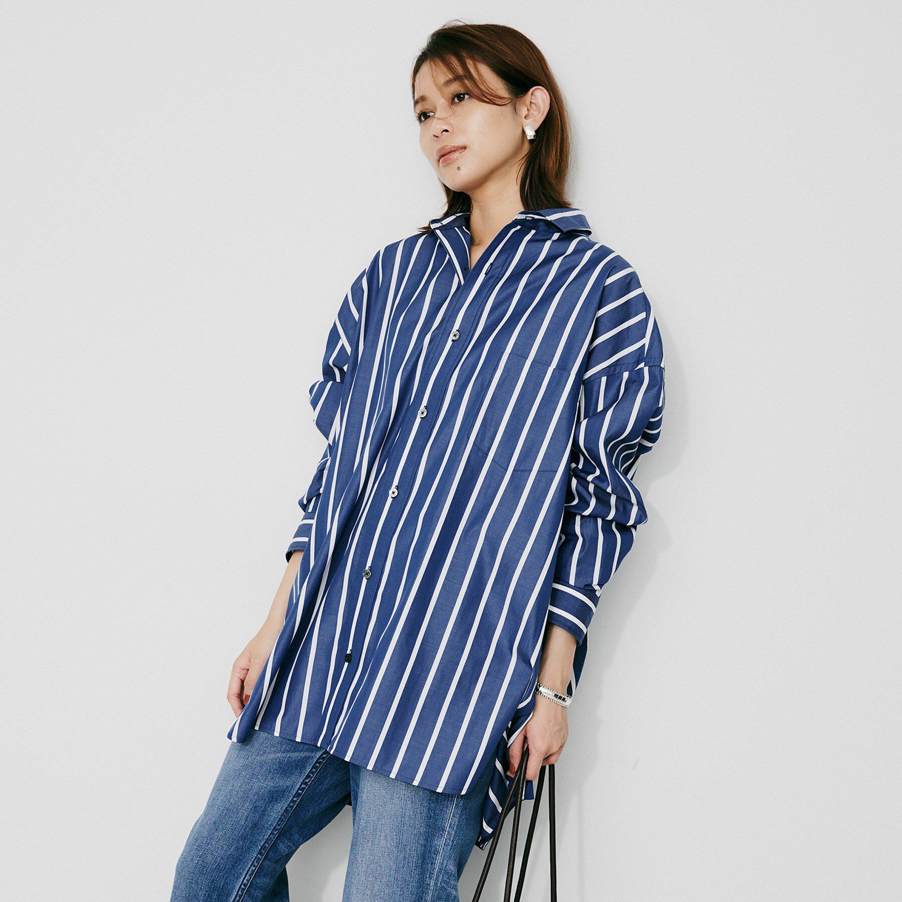 UNTITLED「【TICCA】スクエアビッグシャツ」|シャツ・ブラウス|