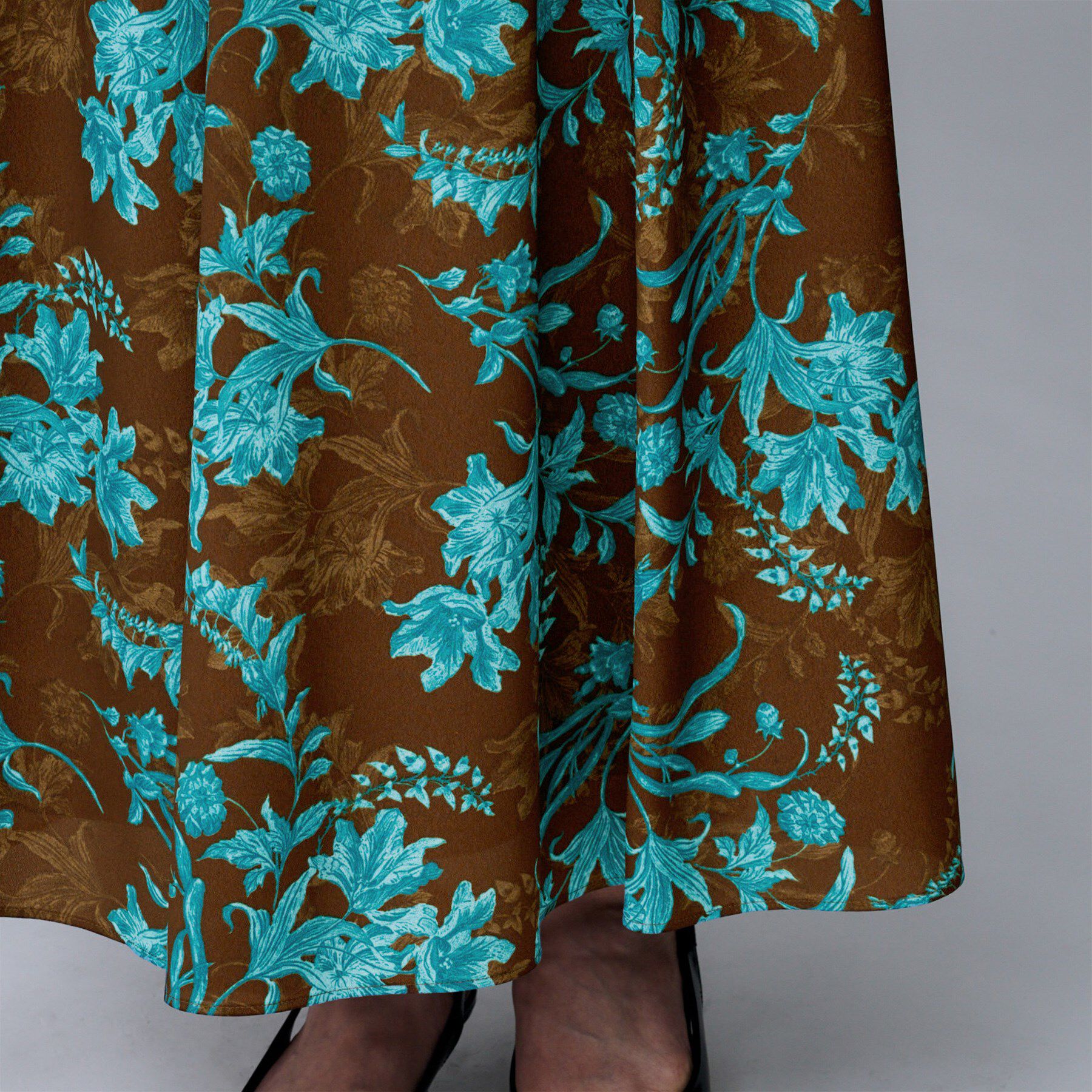 UNTITLED「【セットアップ可/ウエストゴム】オーナメントフラワー スカート」|スカート|