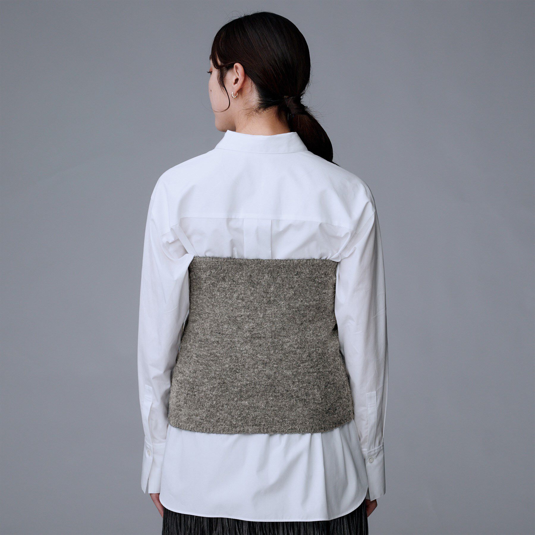 UNTITLED「【トレンド/柔らかな素材感】ビスチェセットカーディガン」|カーディガン|