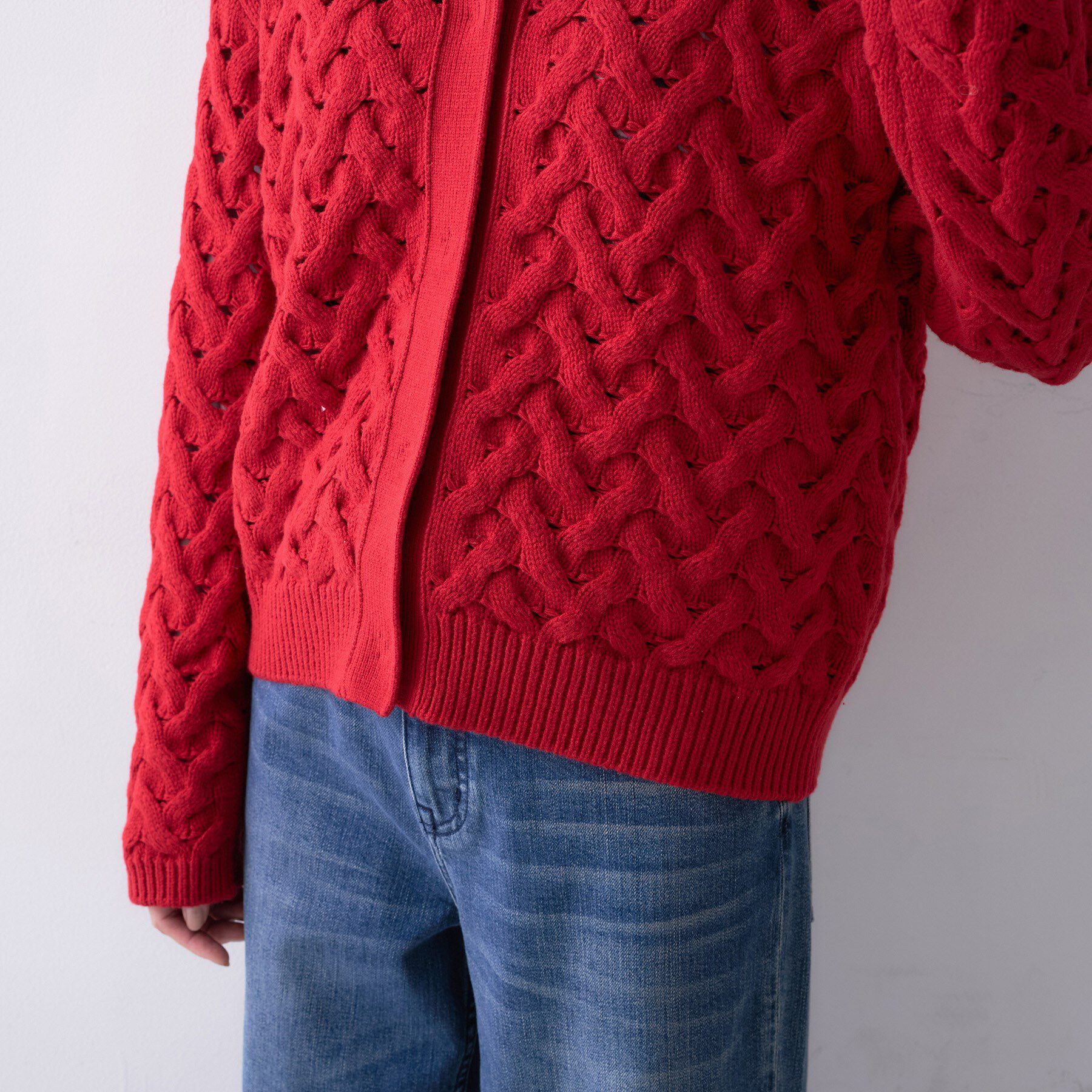 UNTITLED「【Liyoca】3G変形ケーブルカーディガン」|カーディガン|