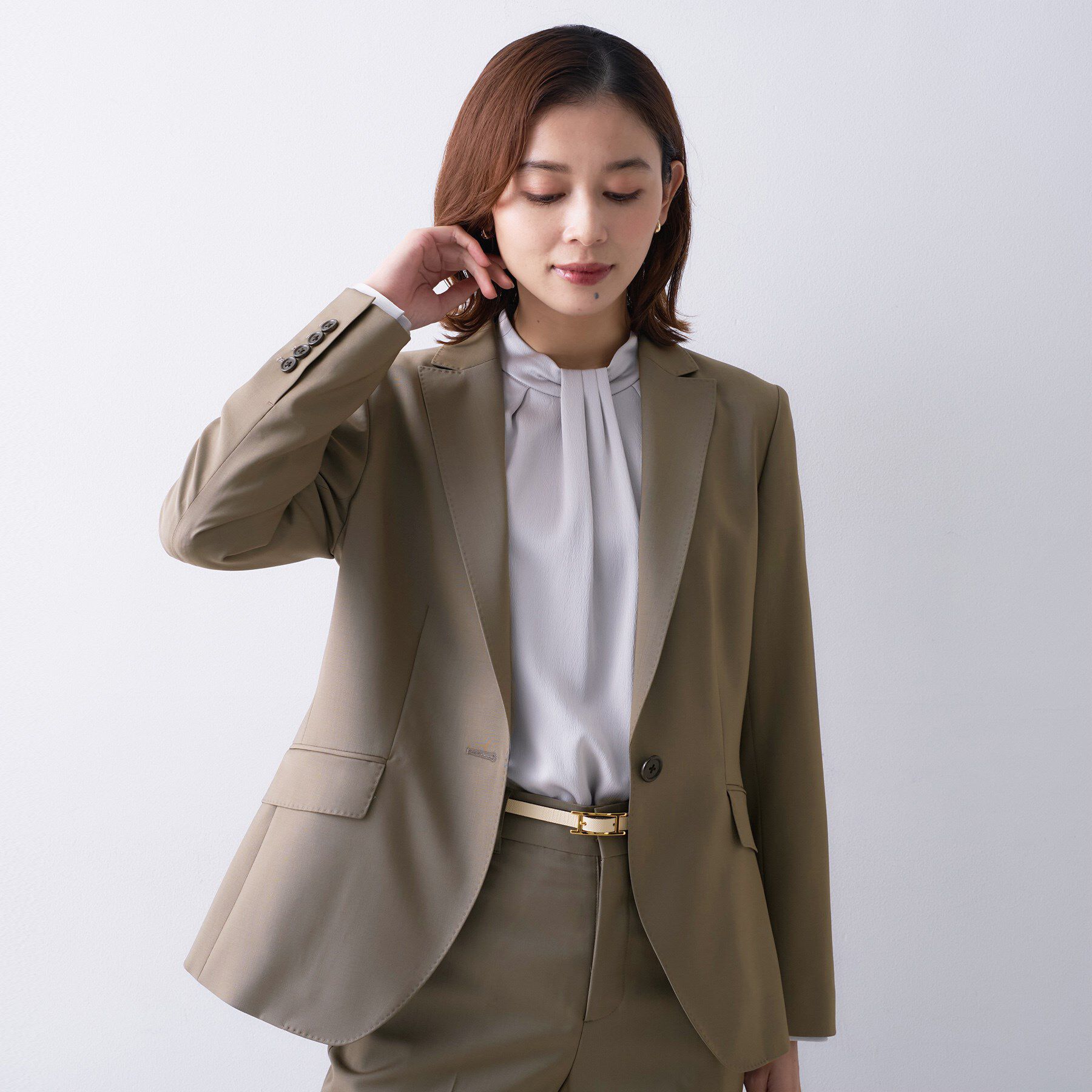 UNTITLED「【仕事着/スーツ】プレミアムテーラードジャケット」|テーラードジャケット|