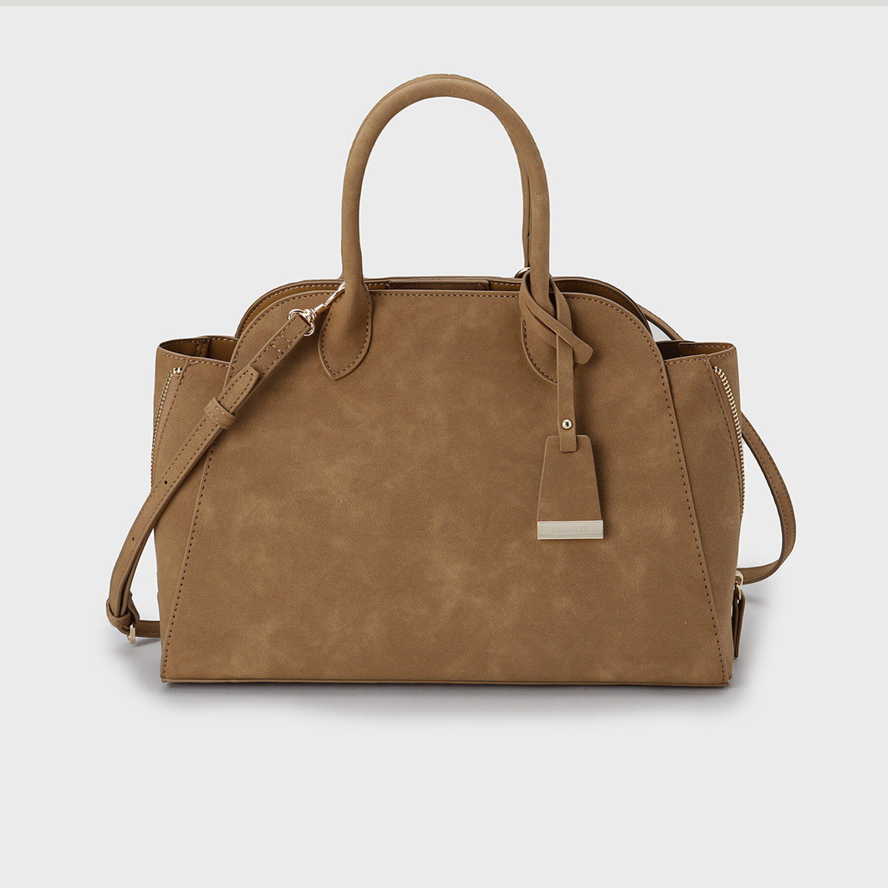 UNTITLED「スエード調ZIPトート」|トートバッグ|