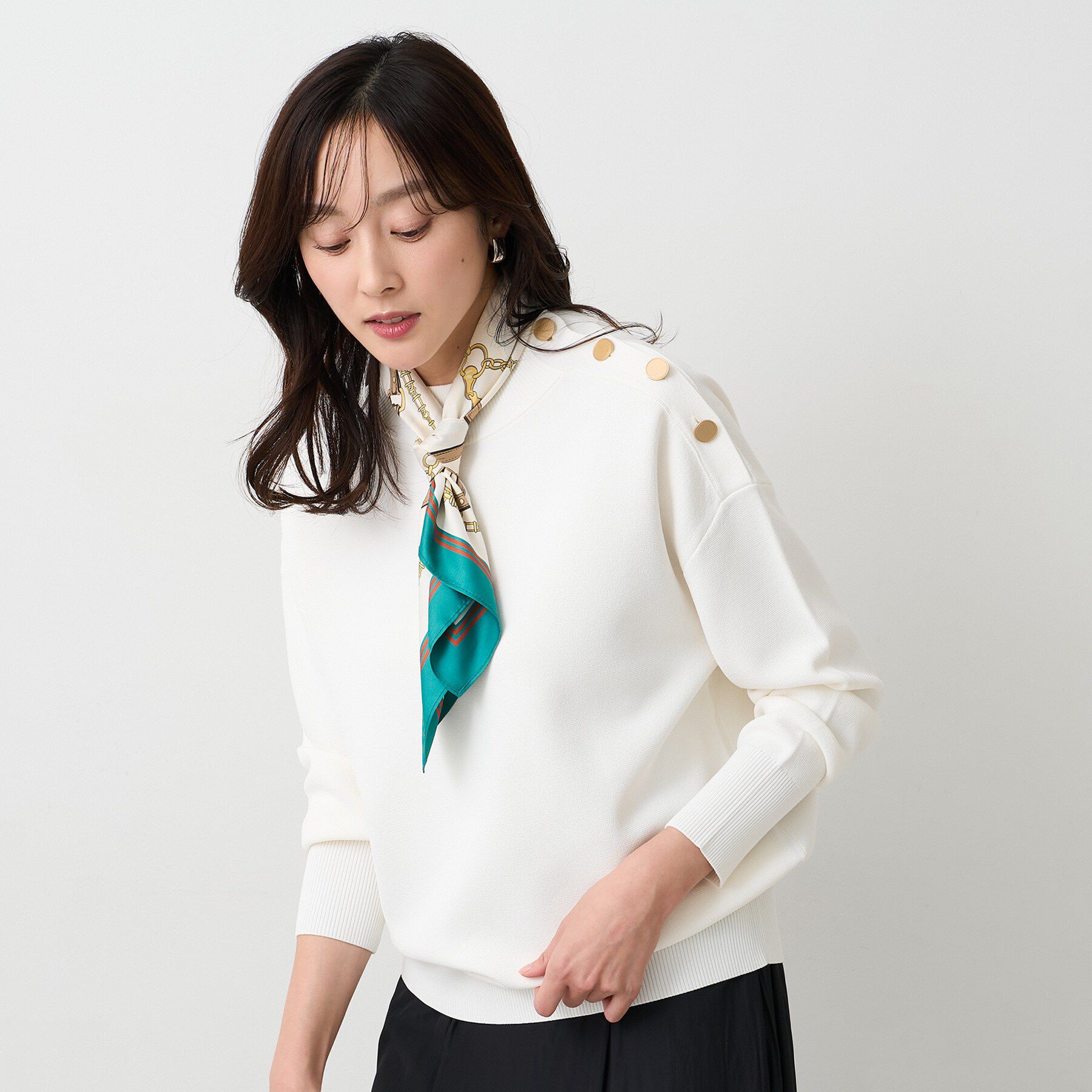 UNTITLED「【洗える】ミラノリブニット」|ニット・セーター|