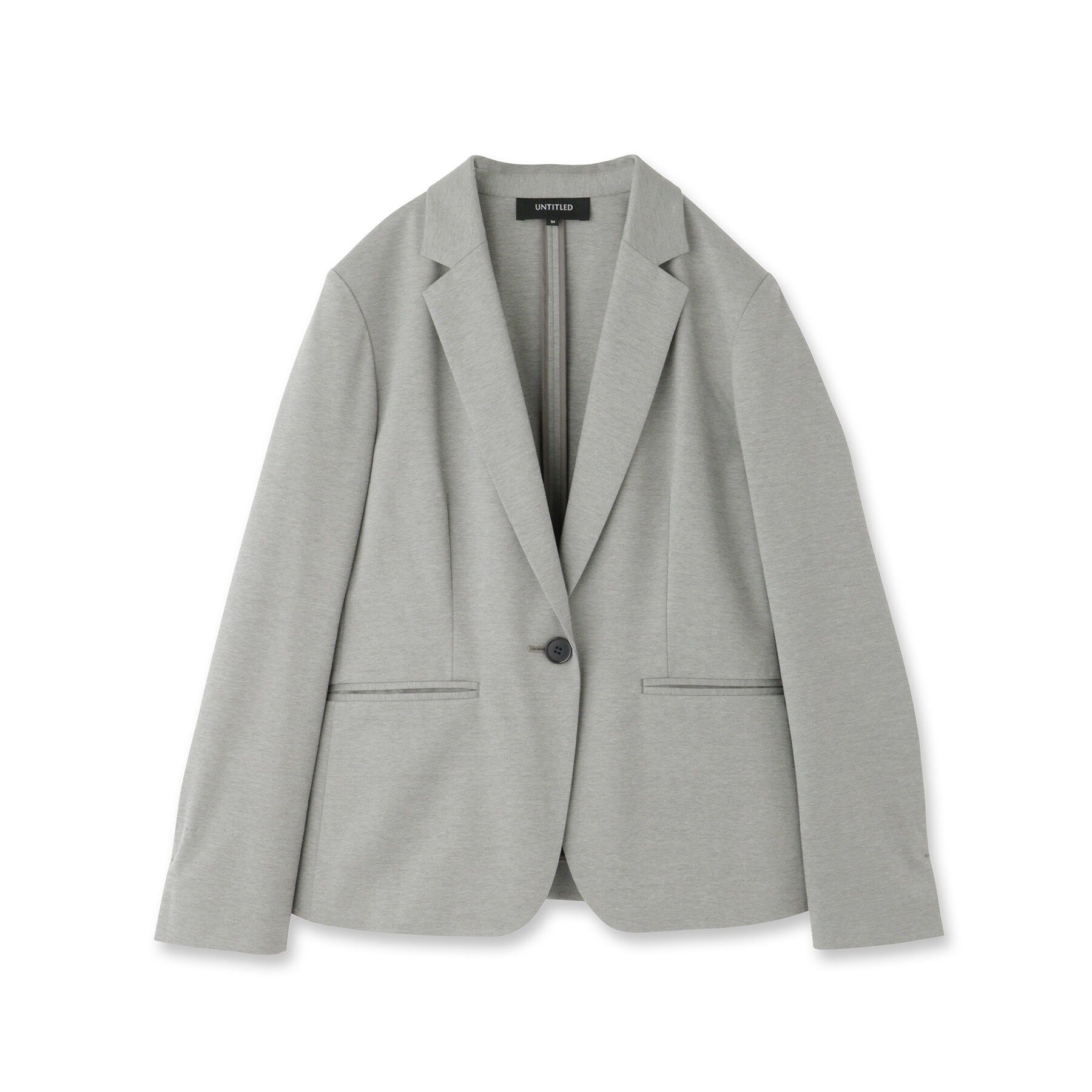 UNTITLED「【UV/接触冷感/スーツ】ジャージテーラードジャケット」|テーラードジャケット|