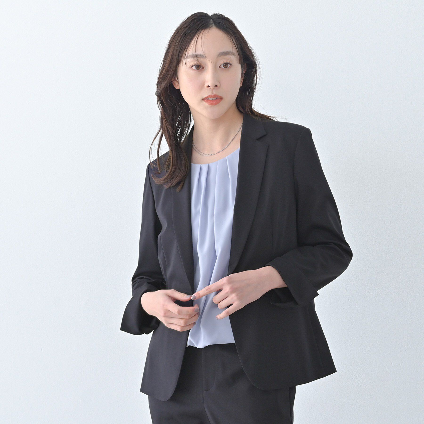 UNTITLED「【UV/接触冷感/スーツ】ジャージテーラードジャケット」|テーラードジャケット|