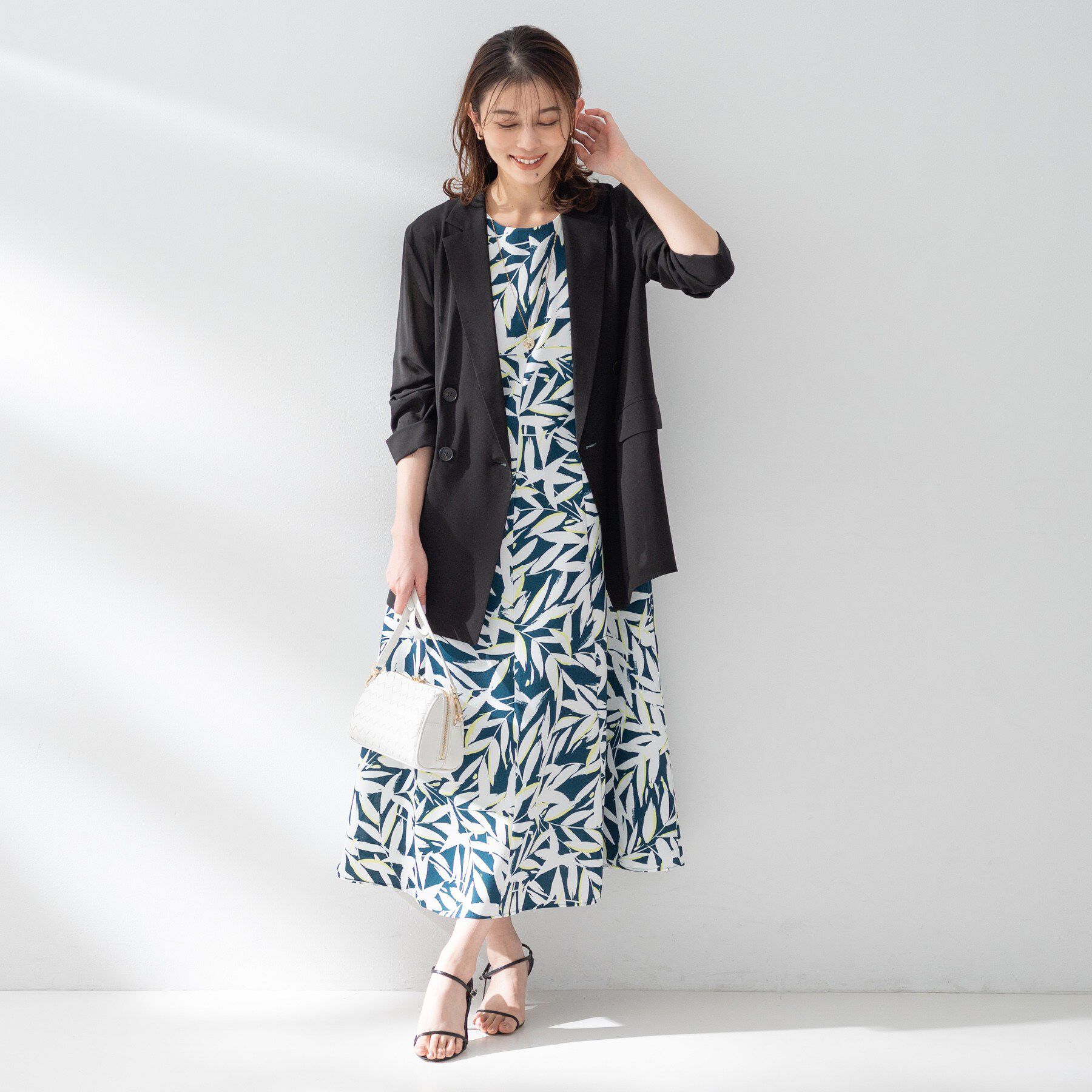 UNTITLED「【セットアップ可/接触冷感/通気性】ドライシアーダブルジャケット」|テーラードジャケット|