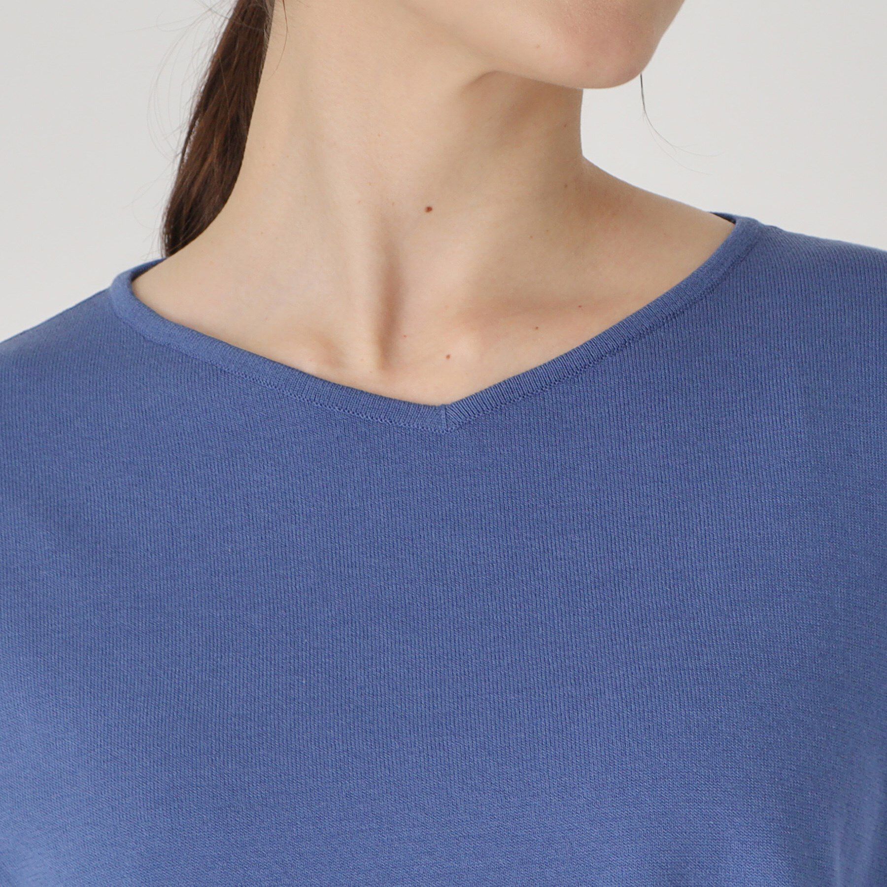 COUP DE CHANCE「【洗える／ヒップ丈】異素材組合せトップス」|ニット・セーター|