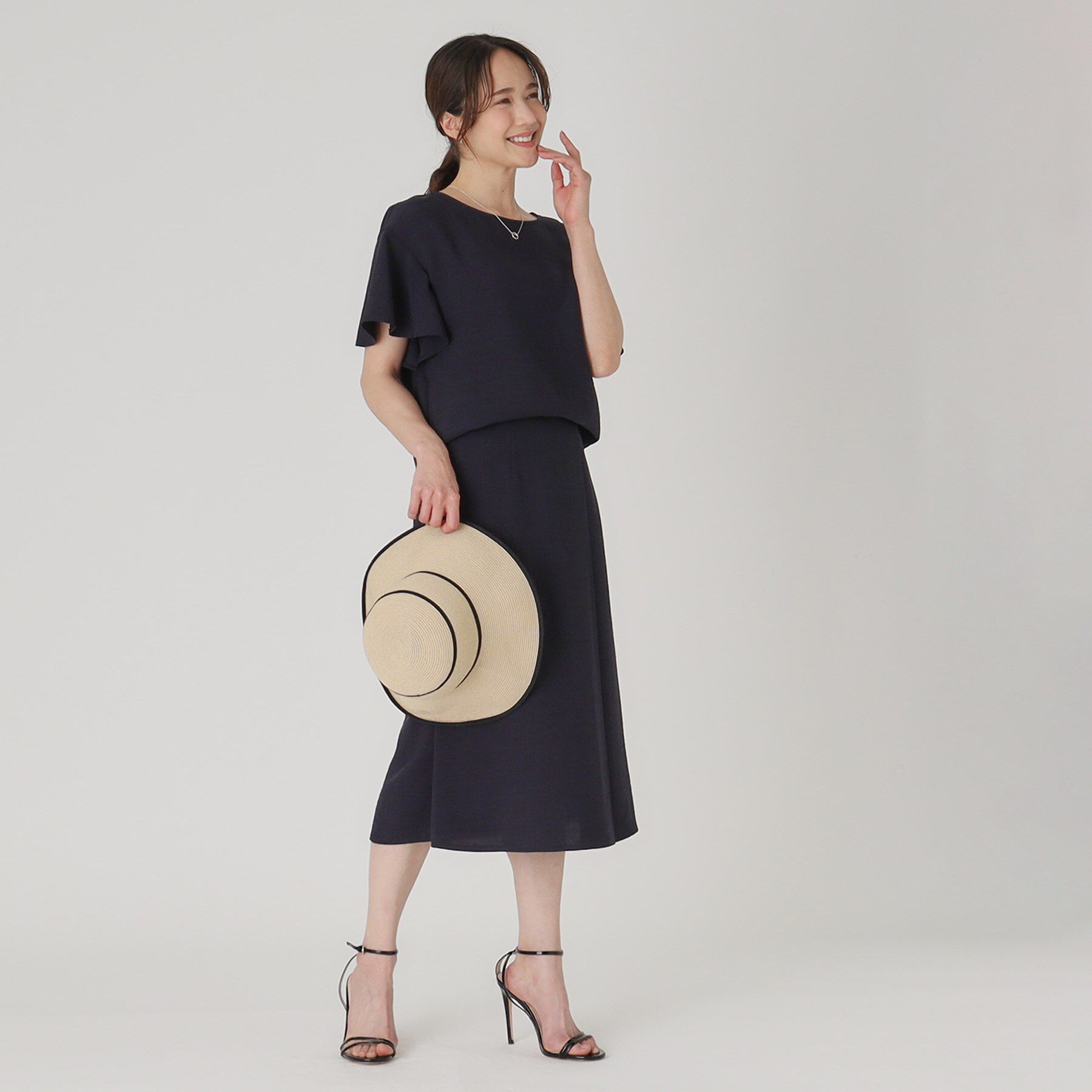 COUP DE CHANCE「【洗える】フレアー袖ブラウス」|シャツ・ブラウス|