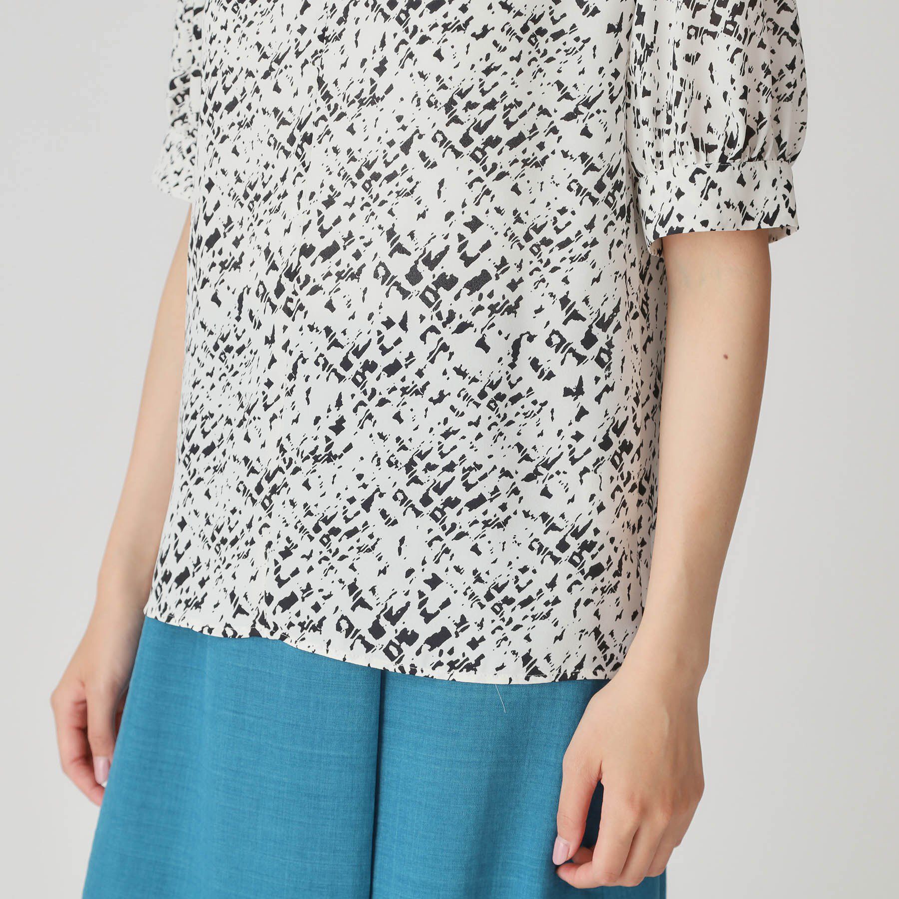 COUP DE CHANCE「【手洗い可／日本製】パフスリーブブラウス」|シャツ・ブラウス|