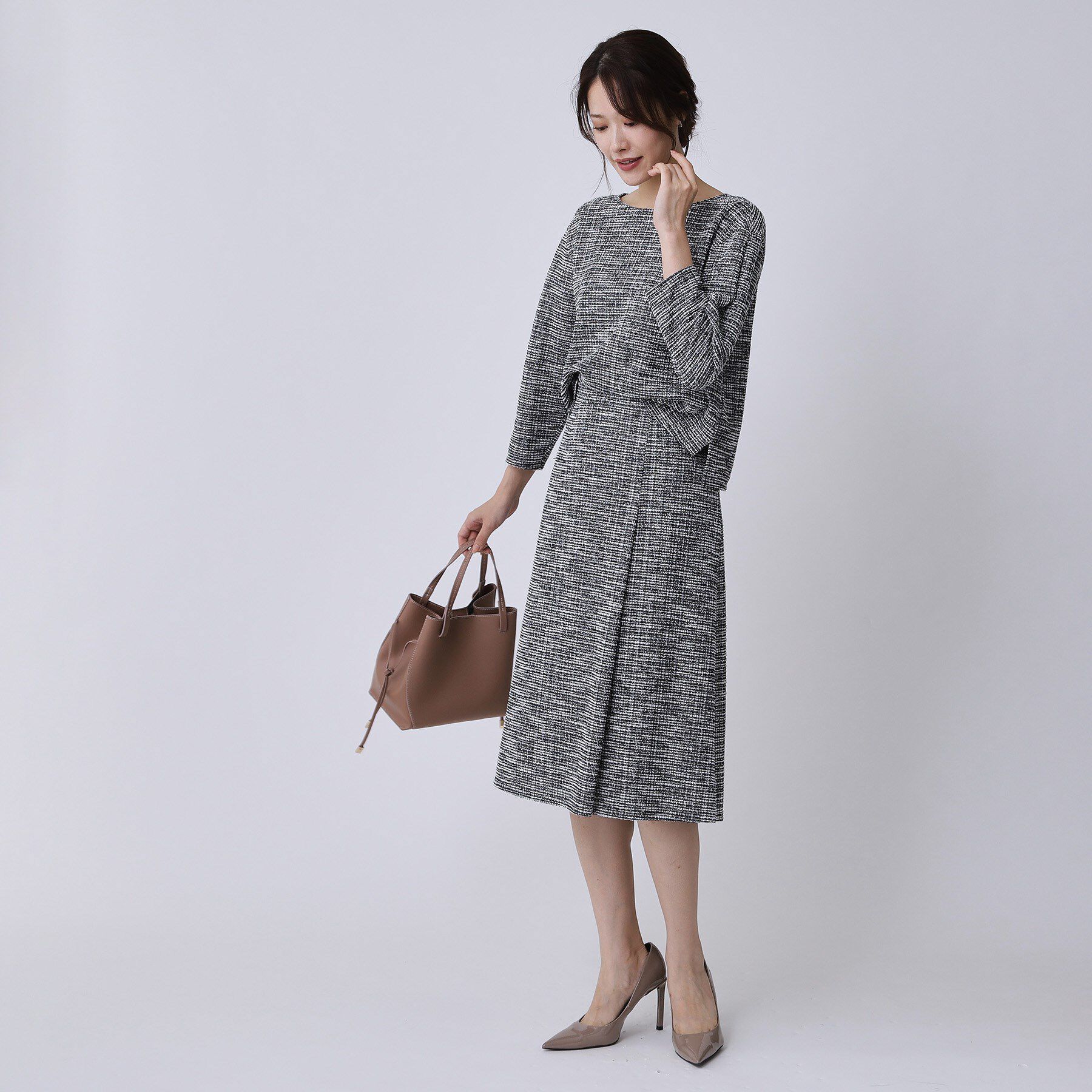 COUP DE CHANCE「【手洗い可／日本製】タック入りフレアースカート」|スカート|