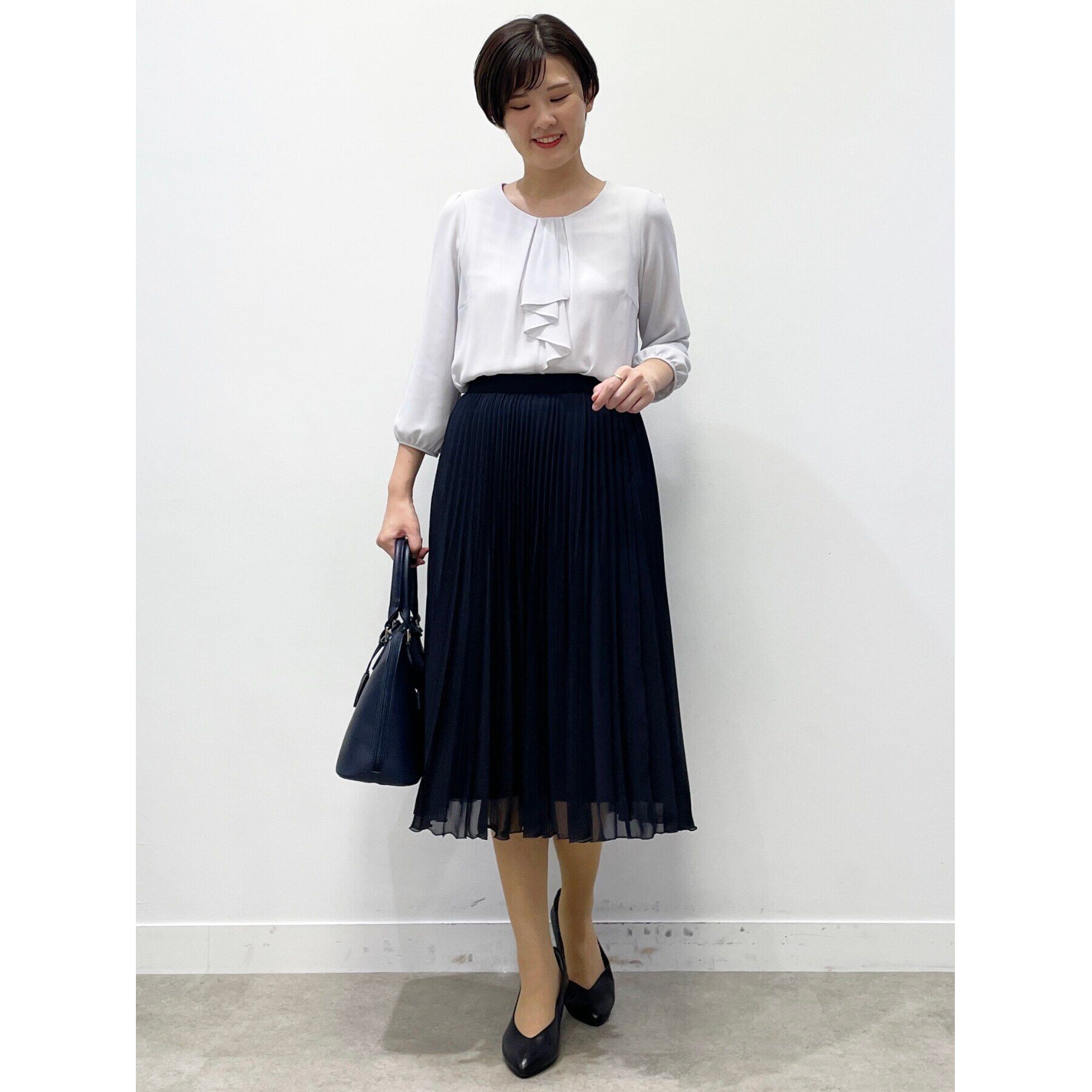 Reflect「【フォーマル/洗える】シフォンジョーゼットプリーツスカート」|スカート|