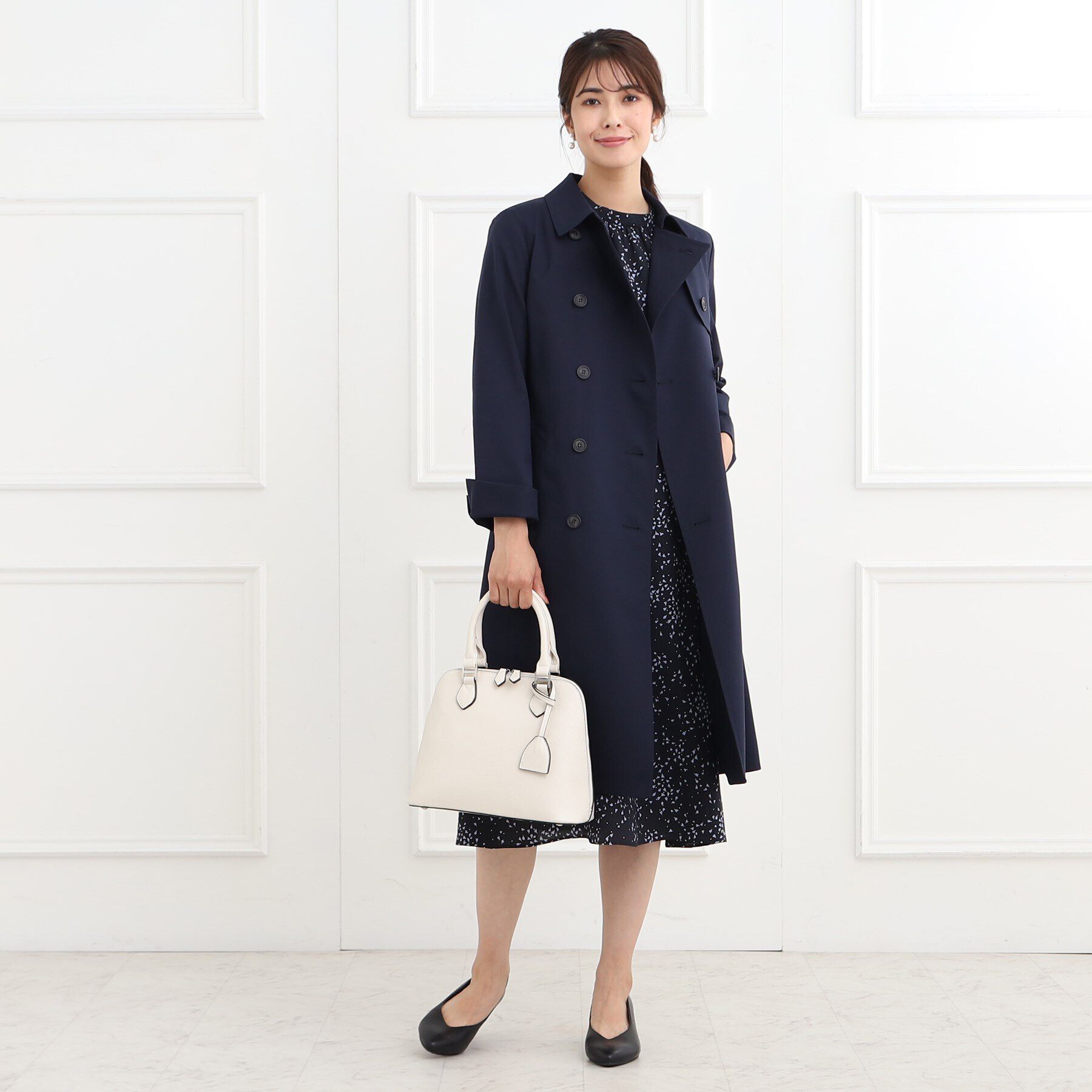 Reflect「【フォーマル/お仕事にもおすすめ／ライナー取り外し可】中綿ライナー付トレンチコート」|トレンチコート|