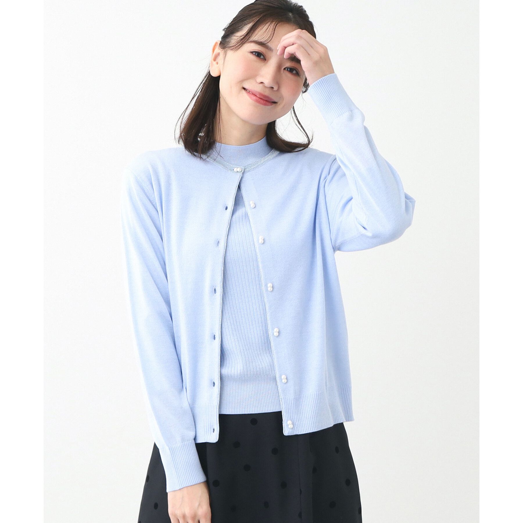 Reflect「【夏SALE／手洗い可】カーディガン＋ニットツインセット」|その他|