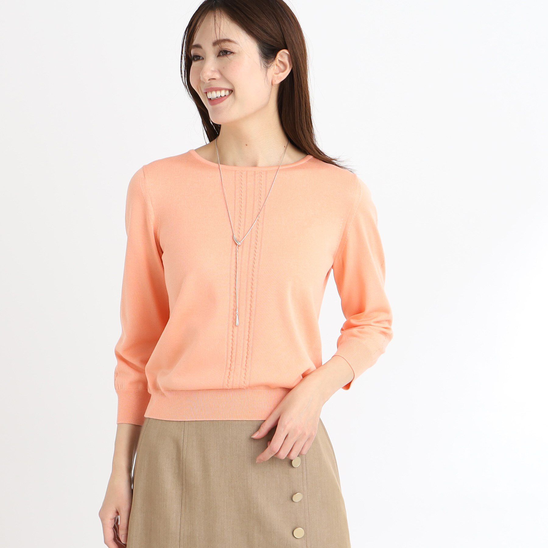 Reflect「【夏SALE／WEB限定カラーあり／アンサンブル可】プルオーバーニット」|ニット・セーター|