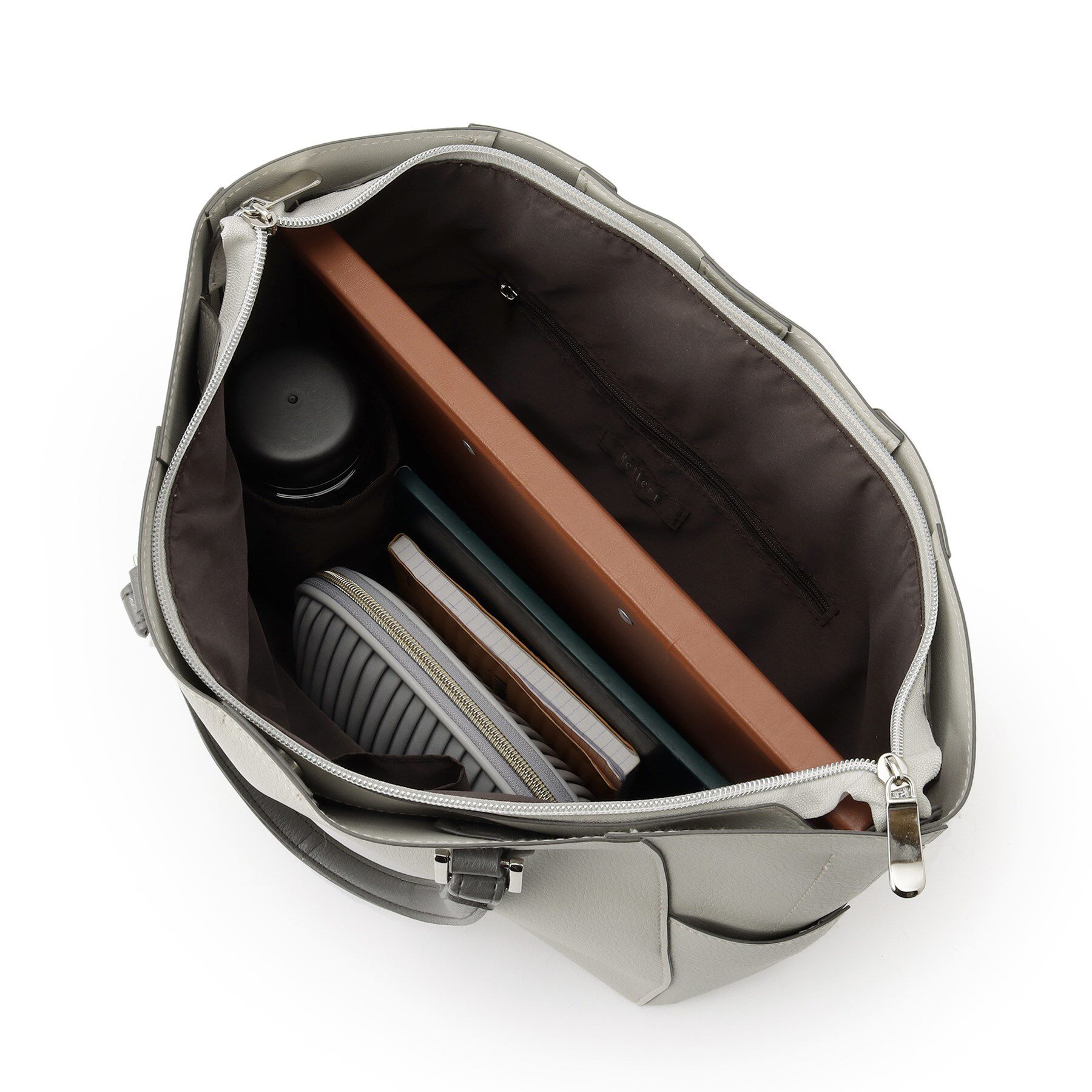 Reflect「【たっぷり収納！あおりポケット／WEB先行カラーあり】A4サイズトートバッグ」|トートバッグ|