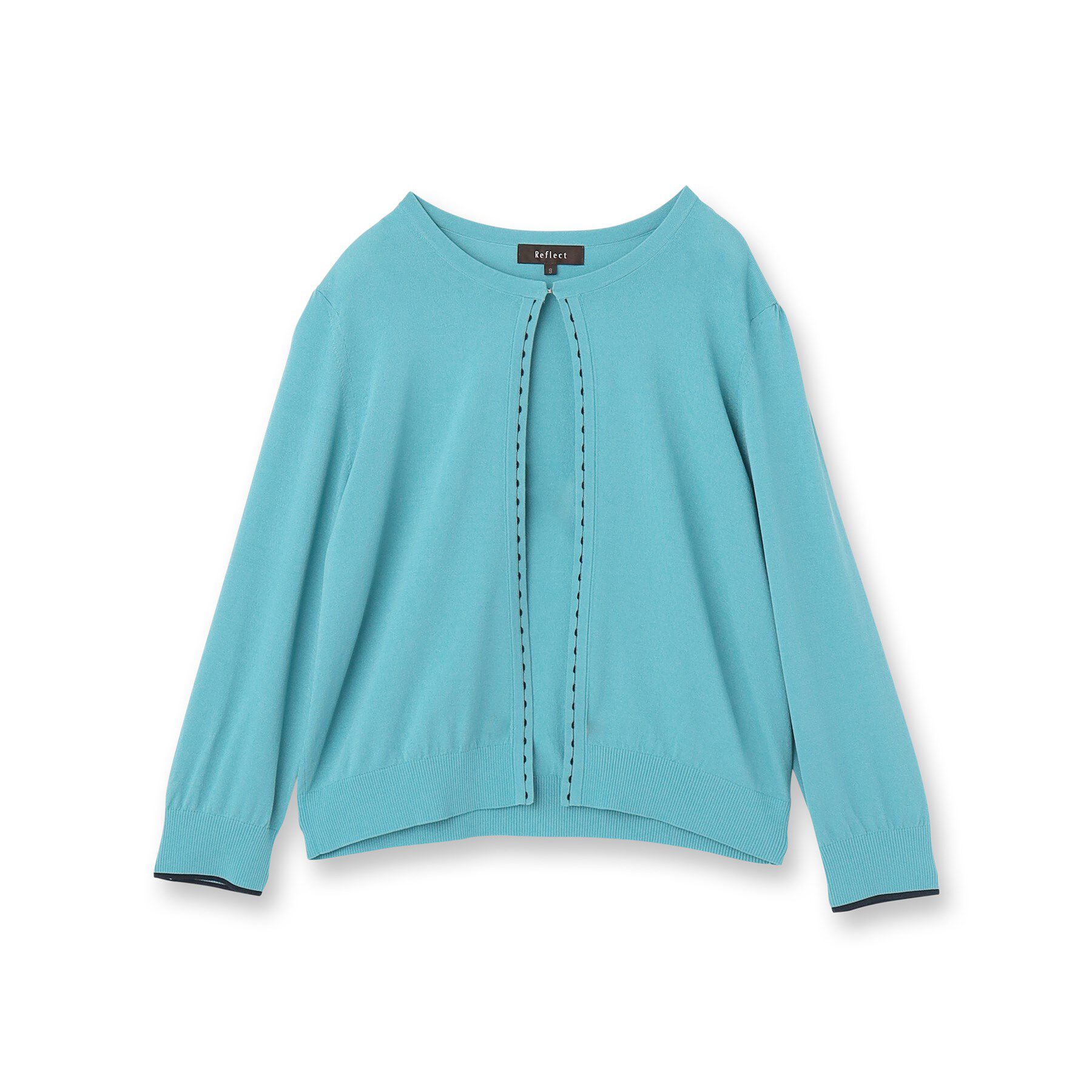 Reflect「【手洗い可】7分袖ドライタッチカーディガン」|カーディガン|