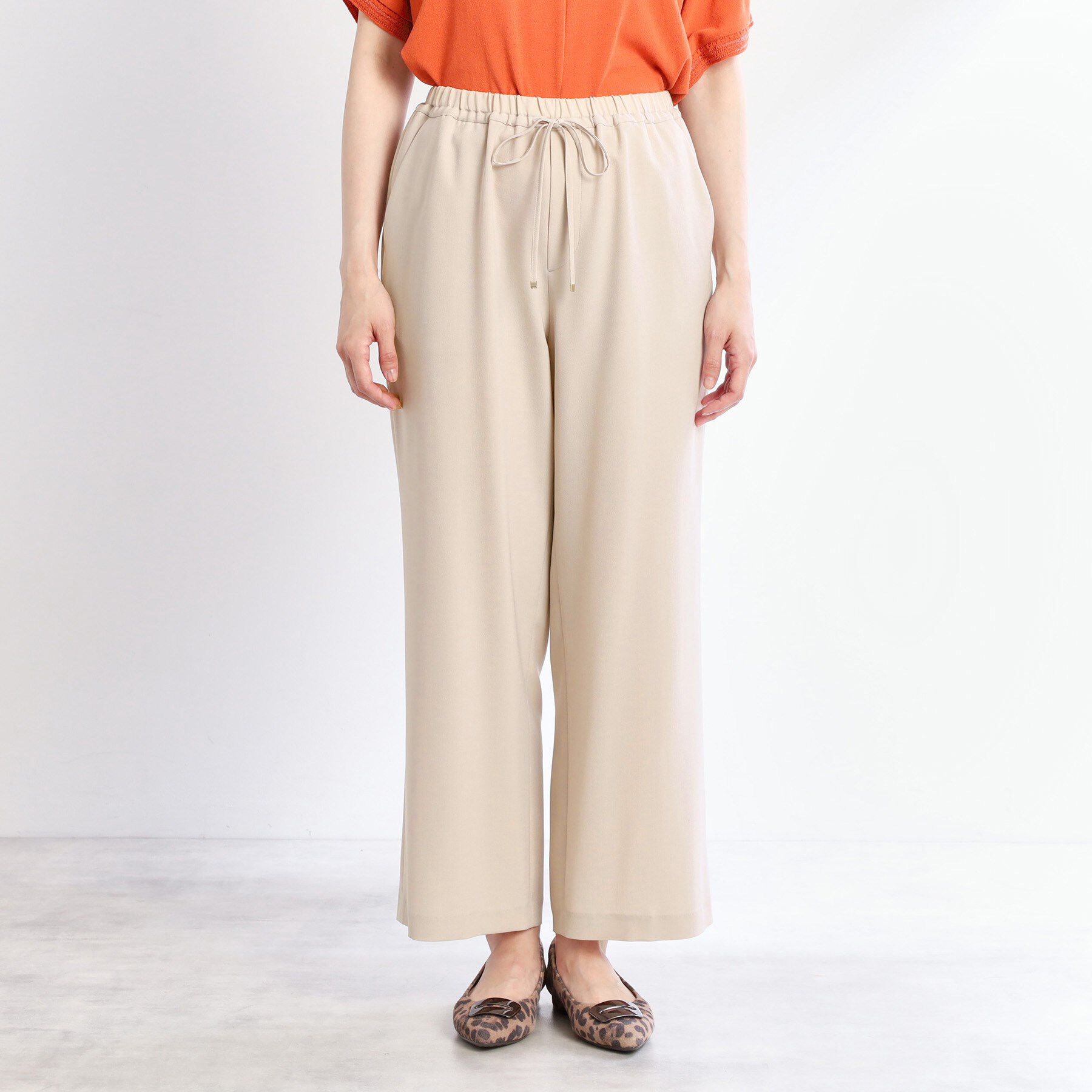 Reflect「【接触冷感／マシンウォッシュ可／ウエスト総ゴム】ワイドシルエットパンツ」|その他|