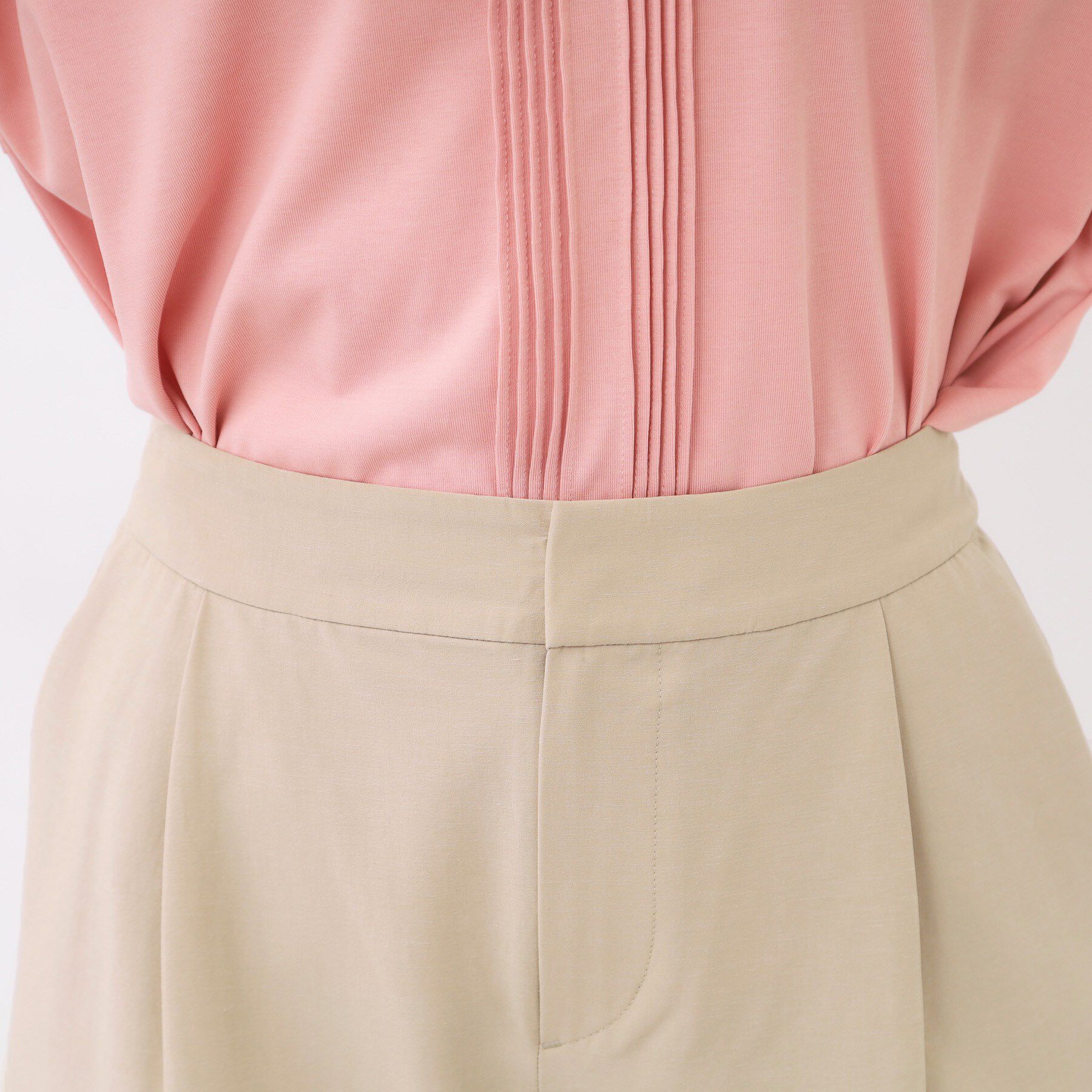 Reflect「【お腹・腰周りすっきり見え◎】ストレッチワイドクロップドパンツ」|その他|