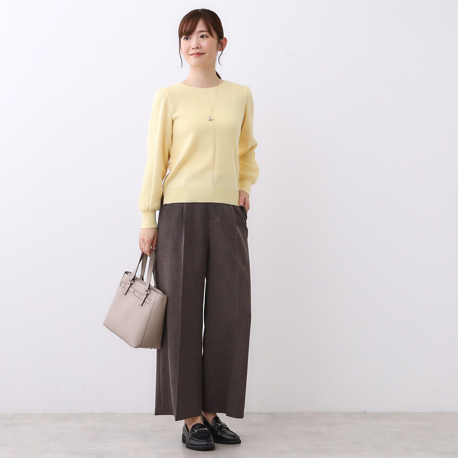 Reflect「【選べる8色／スカートにもパンツにも◎】ウール混ボートネックニット」|ニット・セーター|