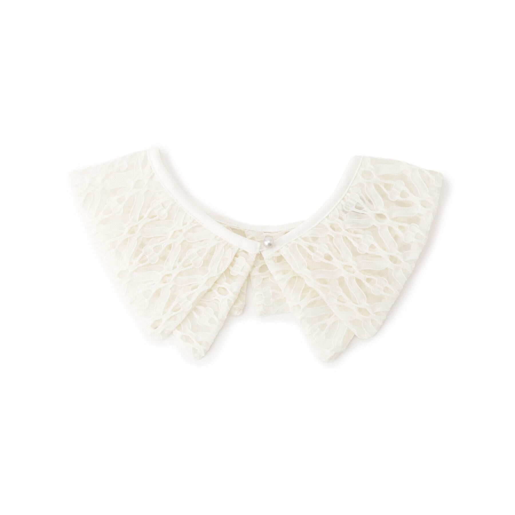 Reflect「【コーディネートのポイントに◎】パール調ボタン&times;レース付け衿」|その他|