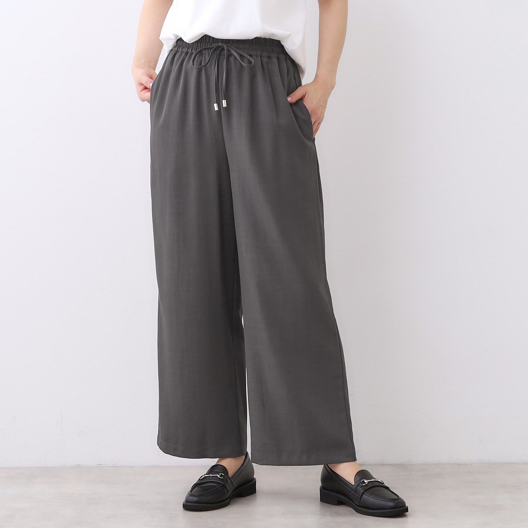 Reflect「【ウエスト総ゴム／セットアップ／単品使いOK◎】ベスト＋ストレートパンツセット」|スーツ|