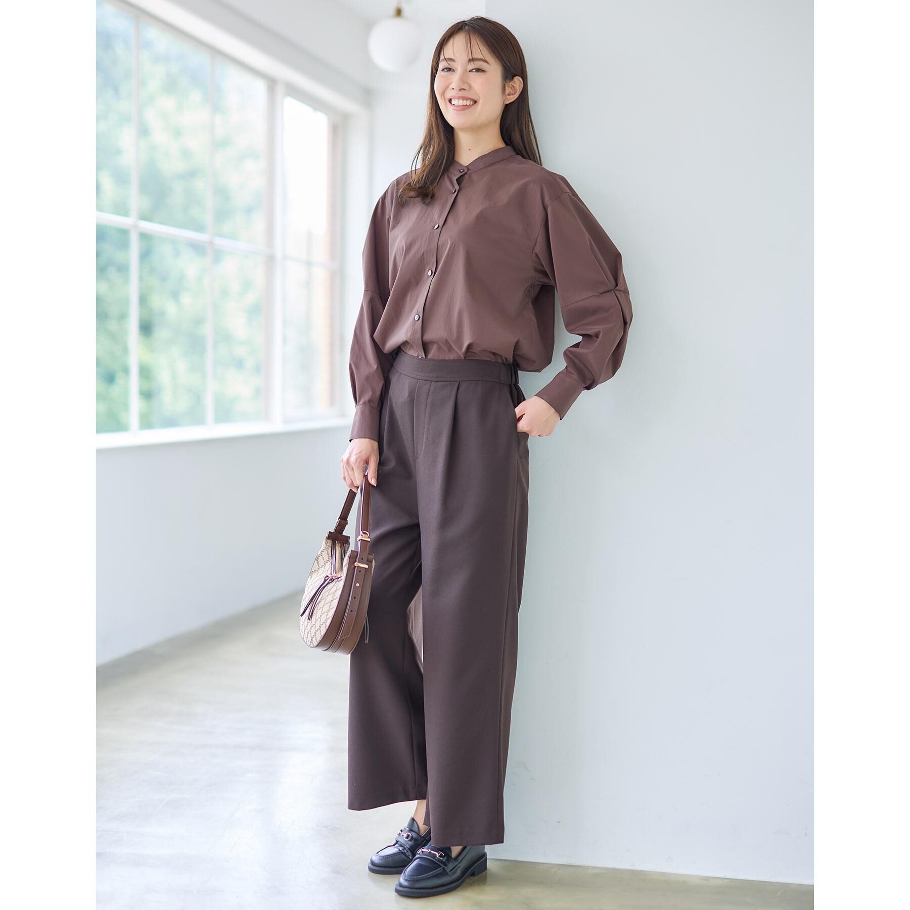 Reflect「【すっきりシルエット】ワイドクロップドパンツ」|その他|