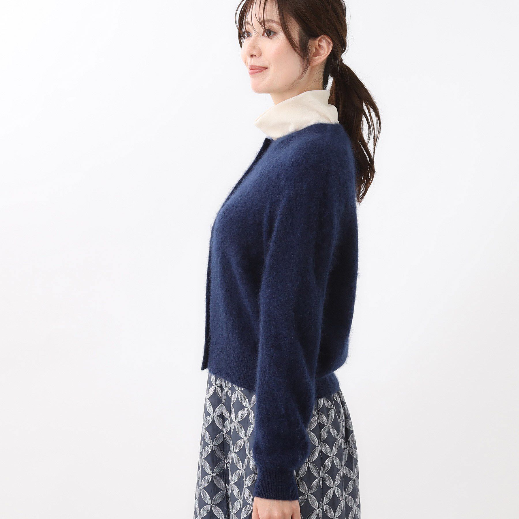 Reflect「【秋映え／カシミヤ100％／プルオーバーとしても◎】ふんわりカーディガン」|カーディガン|