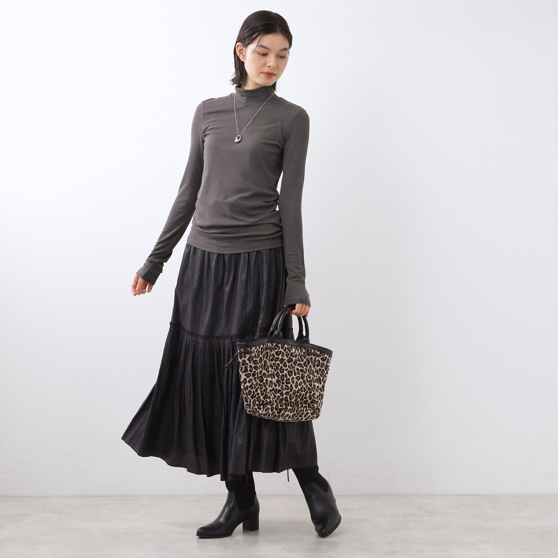 Reflect「【重ね着に大活躍◎／暖か保湿素材】プチタートルネックニット」|ニット・セーター|