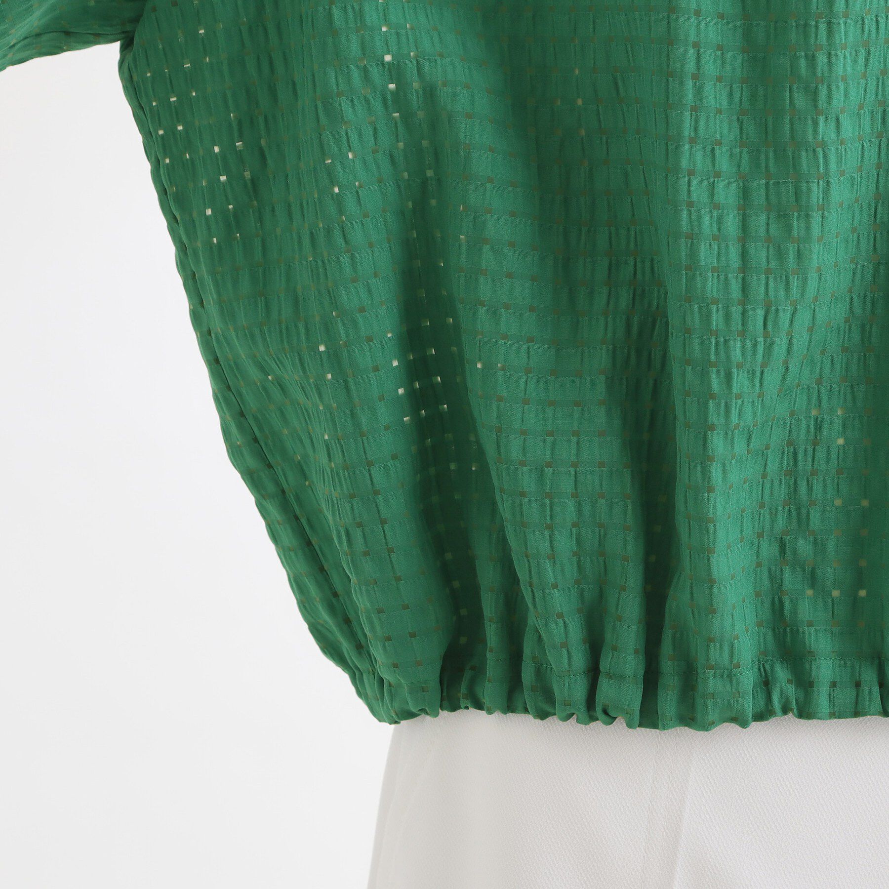 Reflect「【選べる2柄／セットアップ可】シャツ衿シアーブラウス」|シャツ・ブラウス|