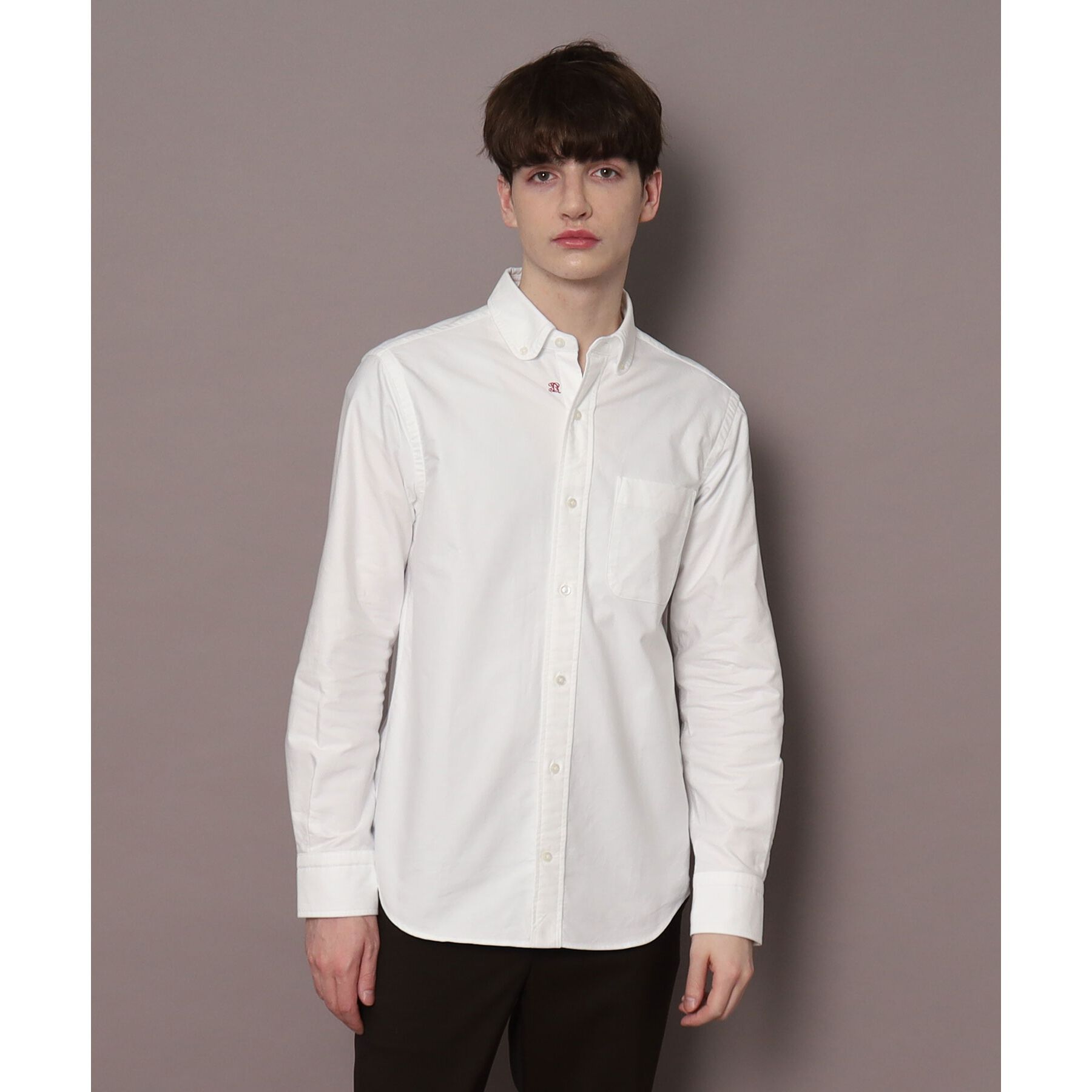 DRESSTERIOR「オックスフォード ラウンドカラーシャツ」|シャツ・ブラウス|