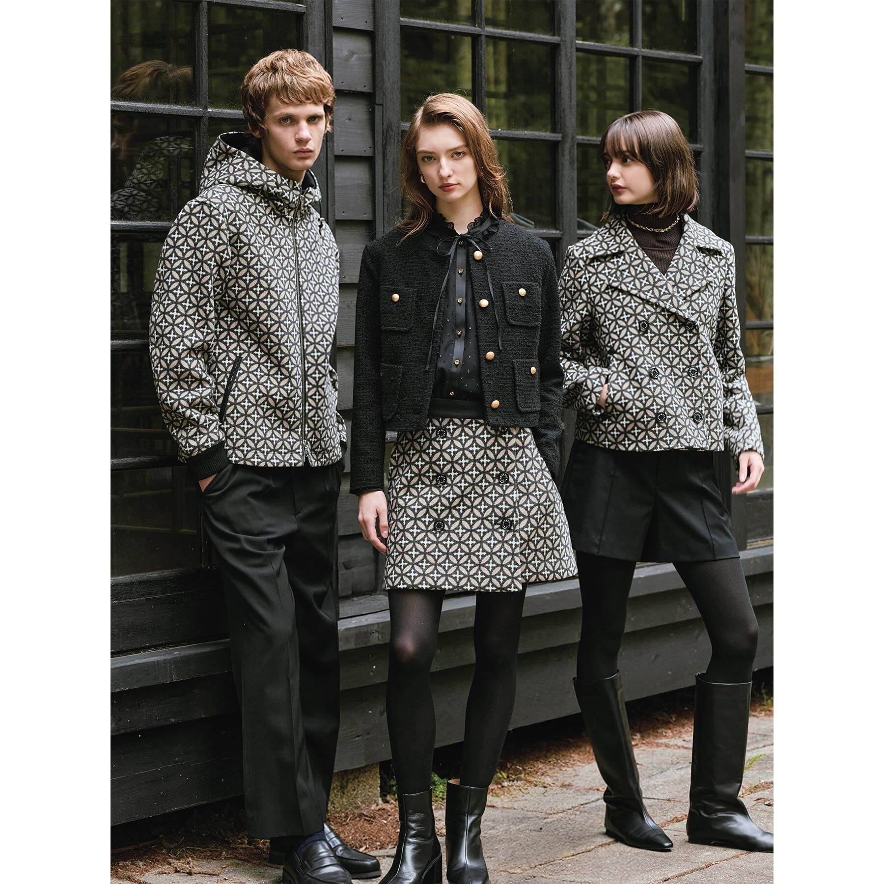 DRESSTERIOR「【ウォッシャブル/シアー素材】フィルムドットブラウス」|シャツ・ブラウス|