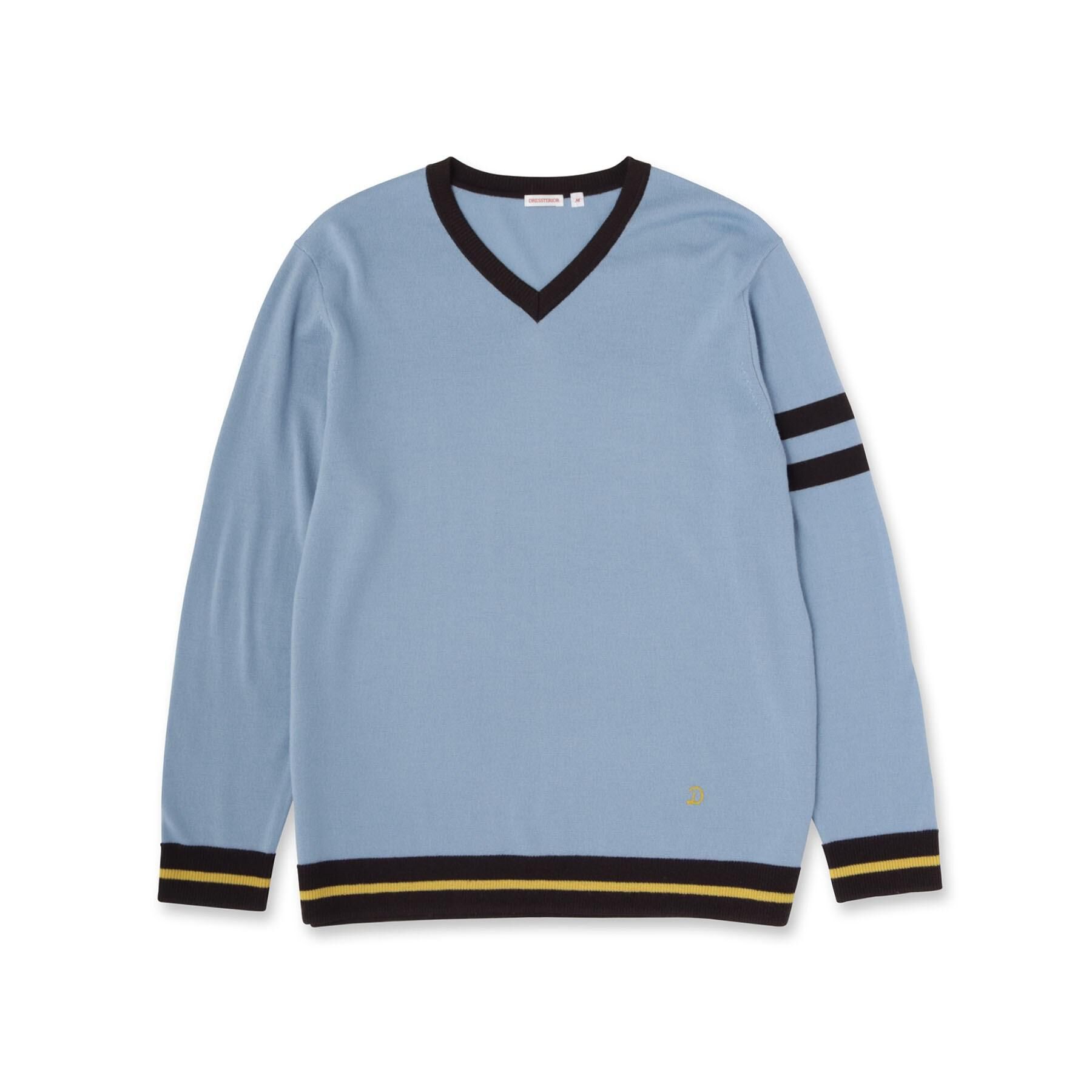 DRESSTERIOR「ウォッシャブルファインメリノ Vネックニット」|ニット・セーター|