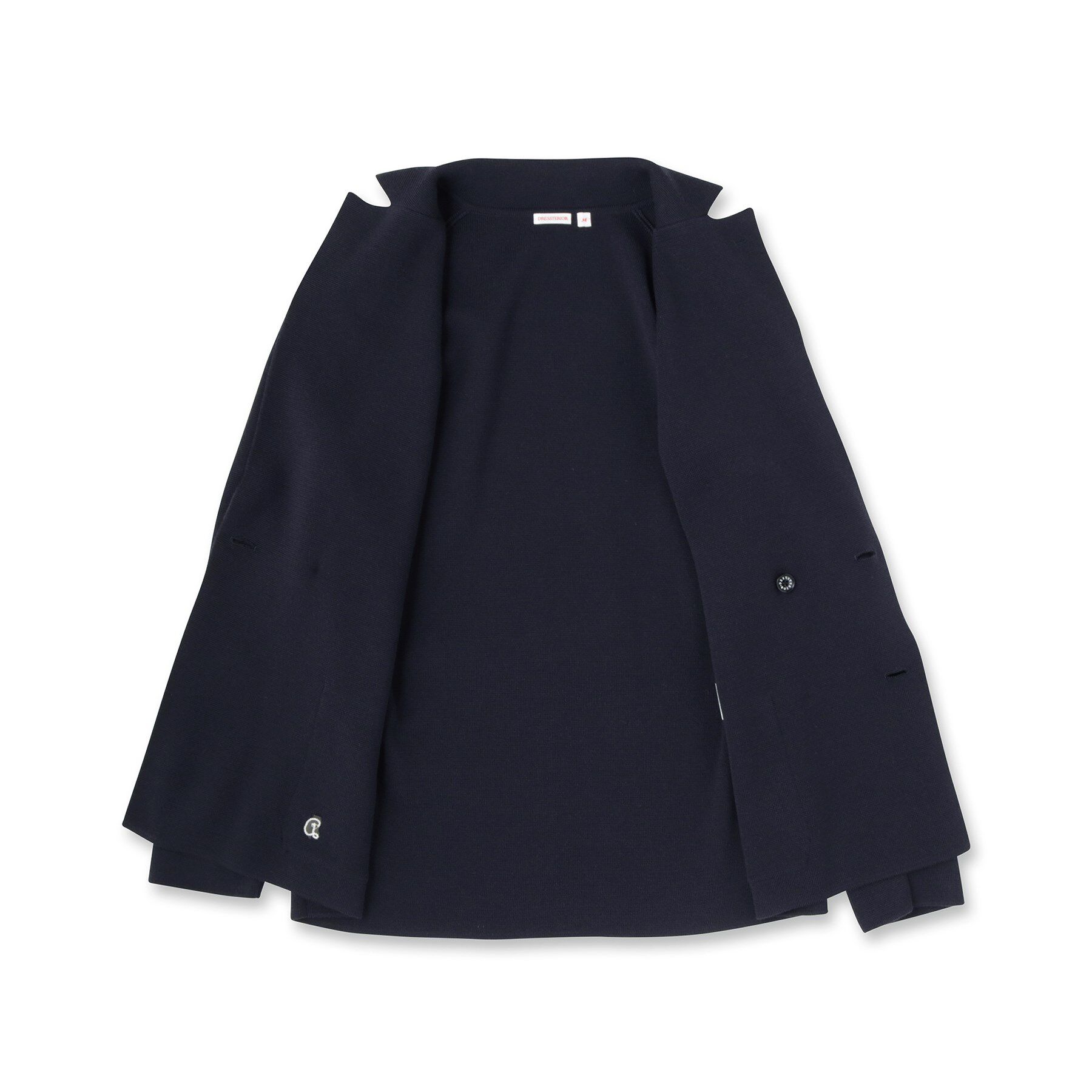 DRESSTERIOR「ダブルブレスト ニットジャケット」|テーラードジャケット|