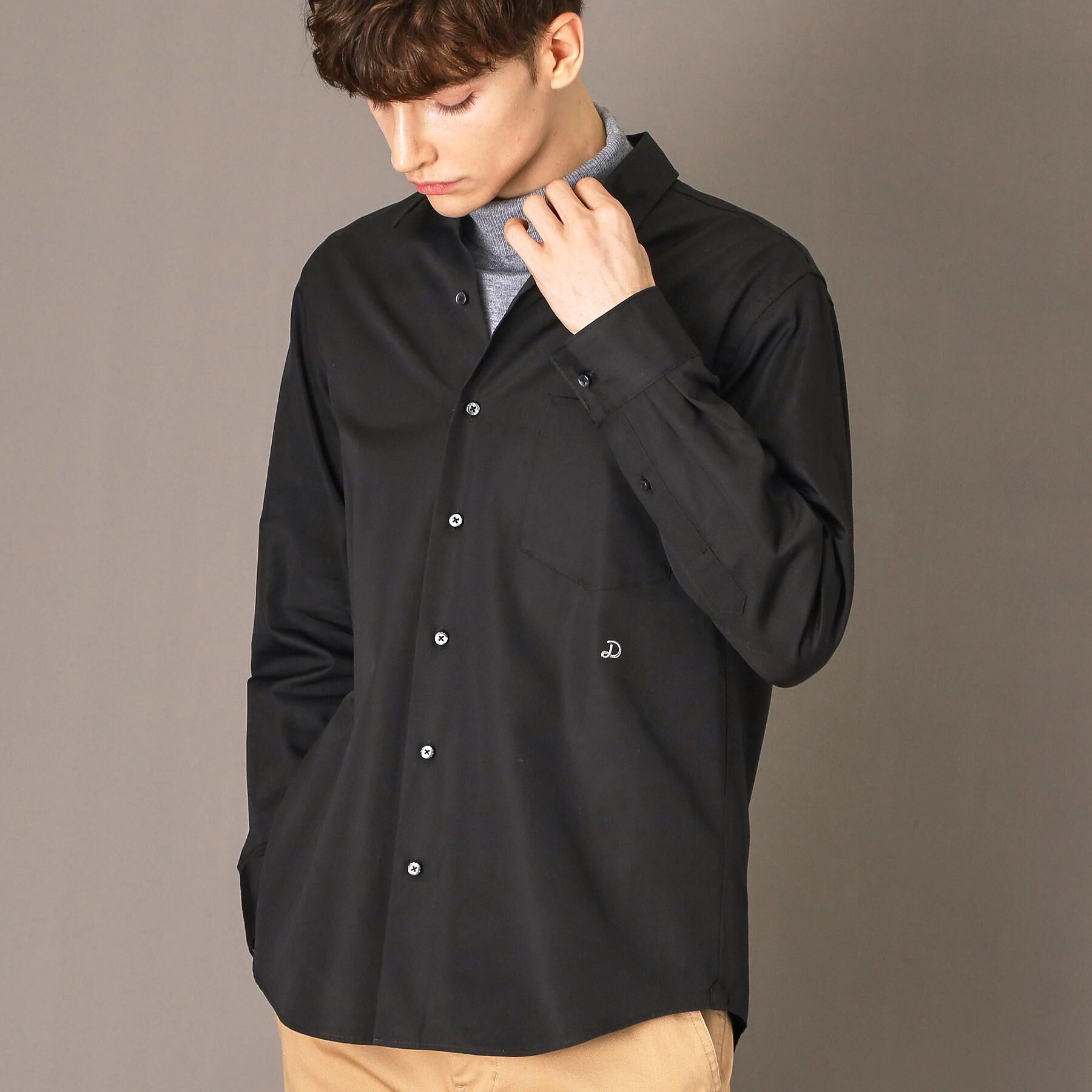 DRESSTERIOR「コットングログランシャツ」|シャツ・ブラウス|