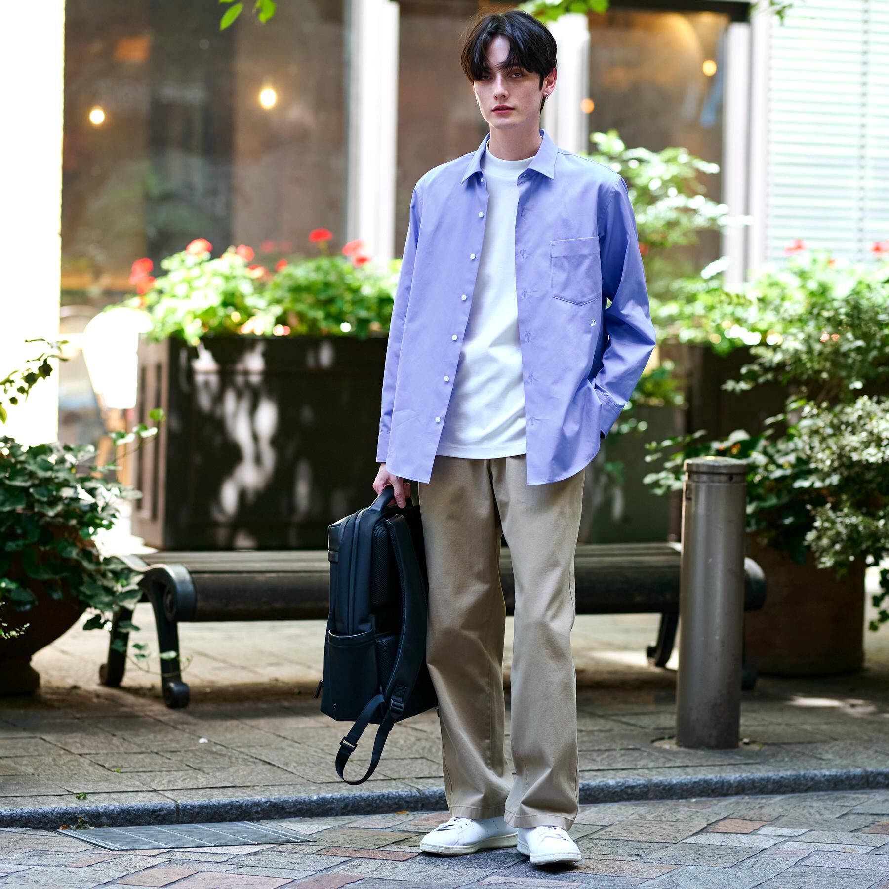 DRESSTERIOR「コットングログランシャツ」|シャツ・ブラウス|