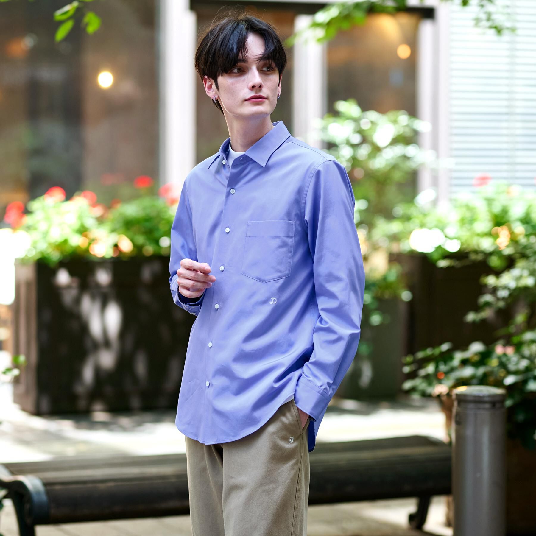 DRESSTERIOR「コットングログランシャツ」|シャツ・ブラウス|