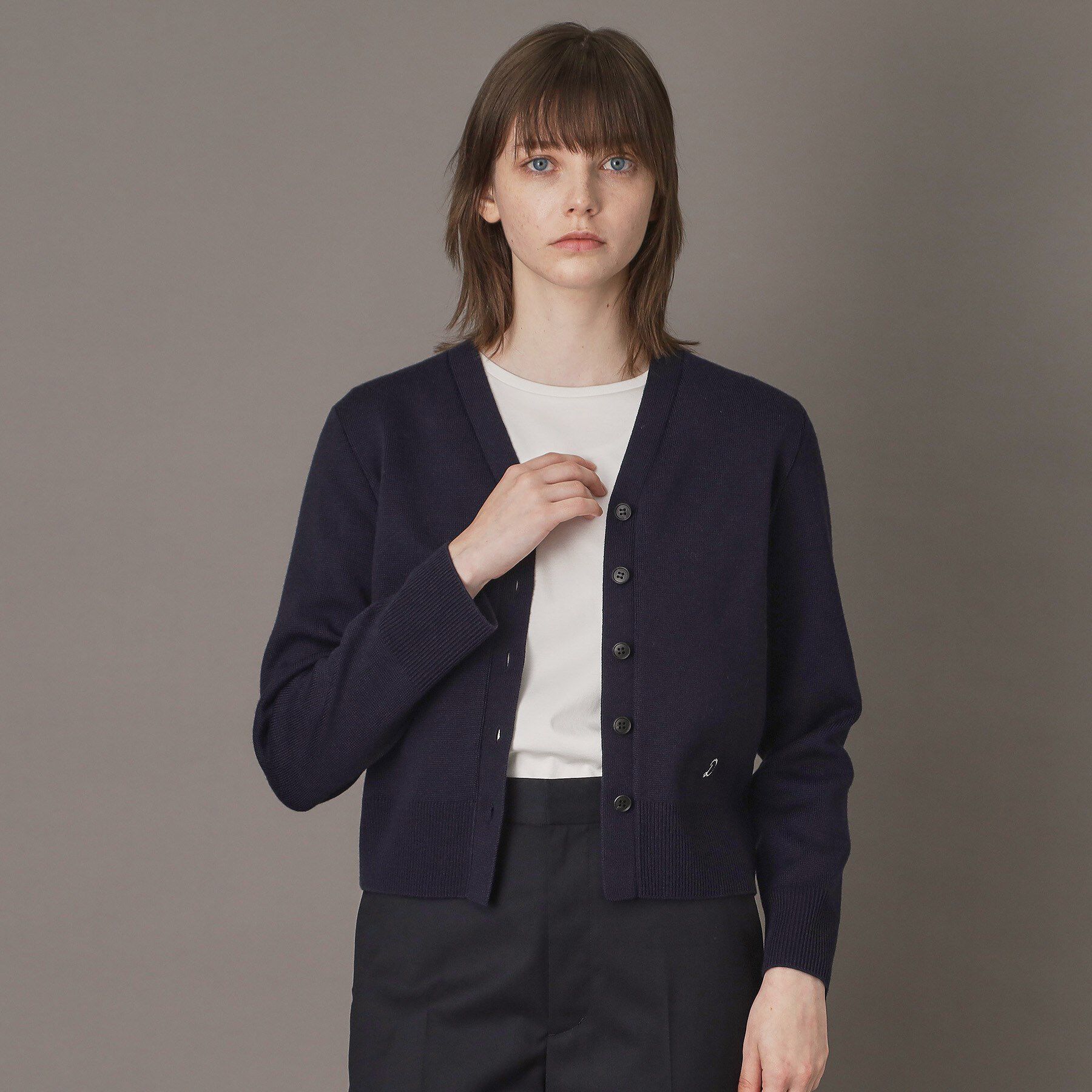 DRESSTERIOR「ミラノリブカーディガン」|カーディガン|