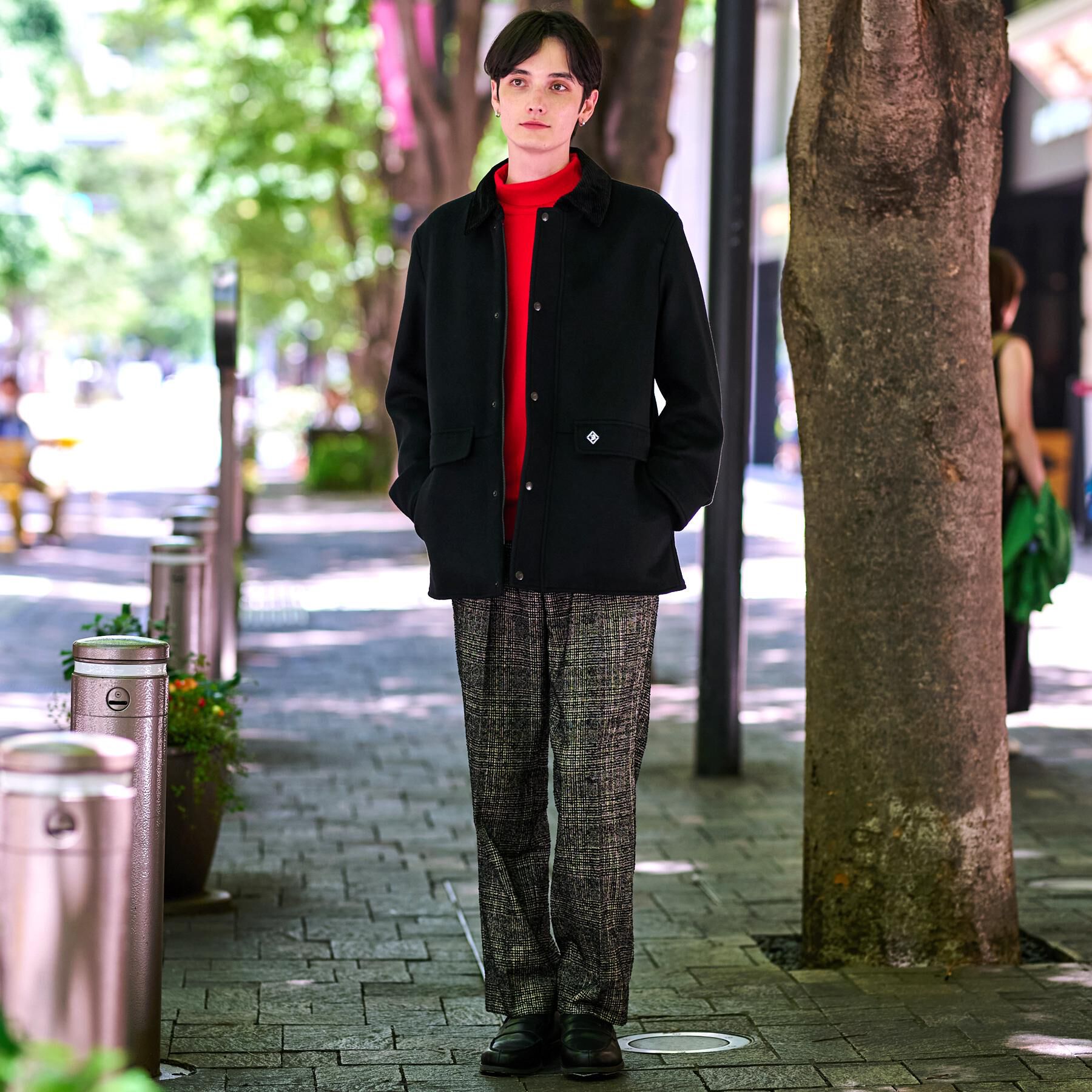 DRESSTERIOR「ウールハンティングジャケット」|ブルゾン・スタジャン|