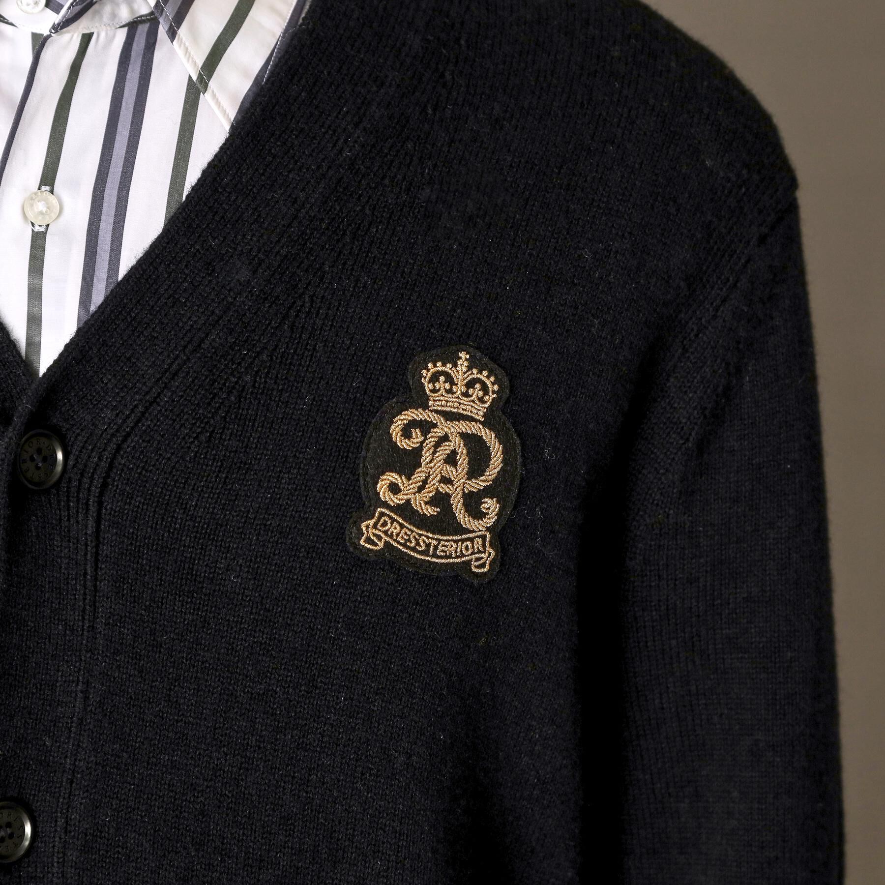 DRESSTERIOR「ウォッシャブル エンブレムカーディガン」|カーディガン|