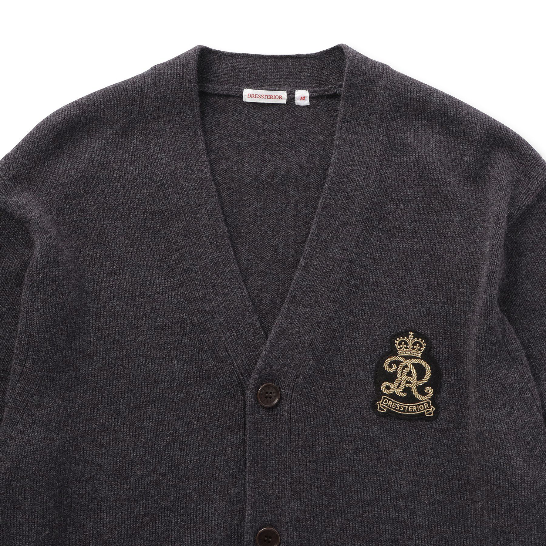 DRESSTERIOR「ウォッシャブル エンブレムカーディガン」|カーディガン|