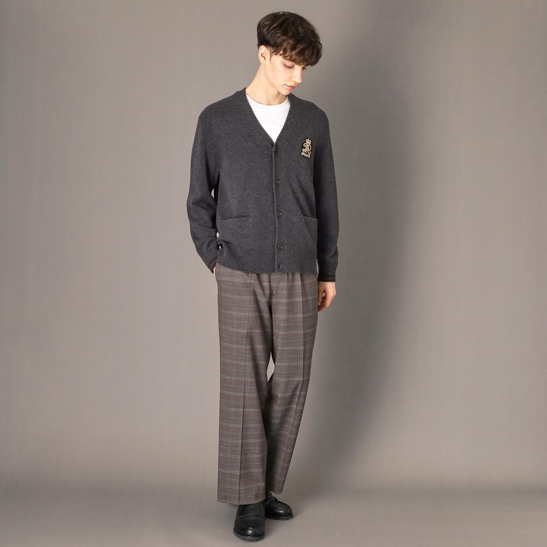 DRESSTERIOR「ウォッシャブル エンブレムカーディガン」|カーディガン|